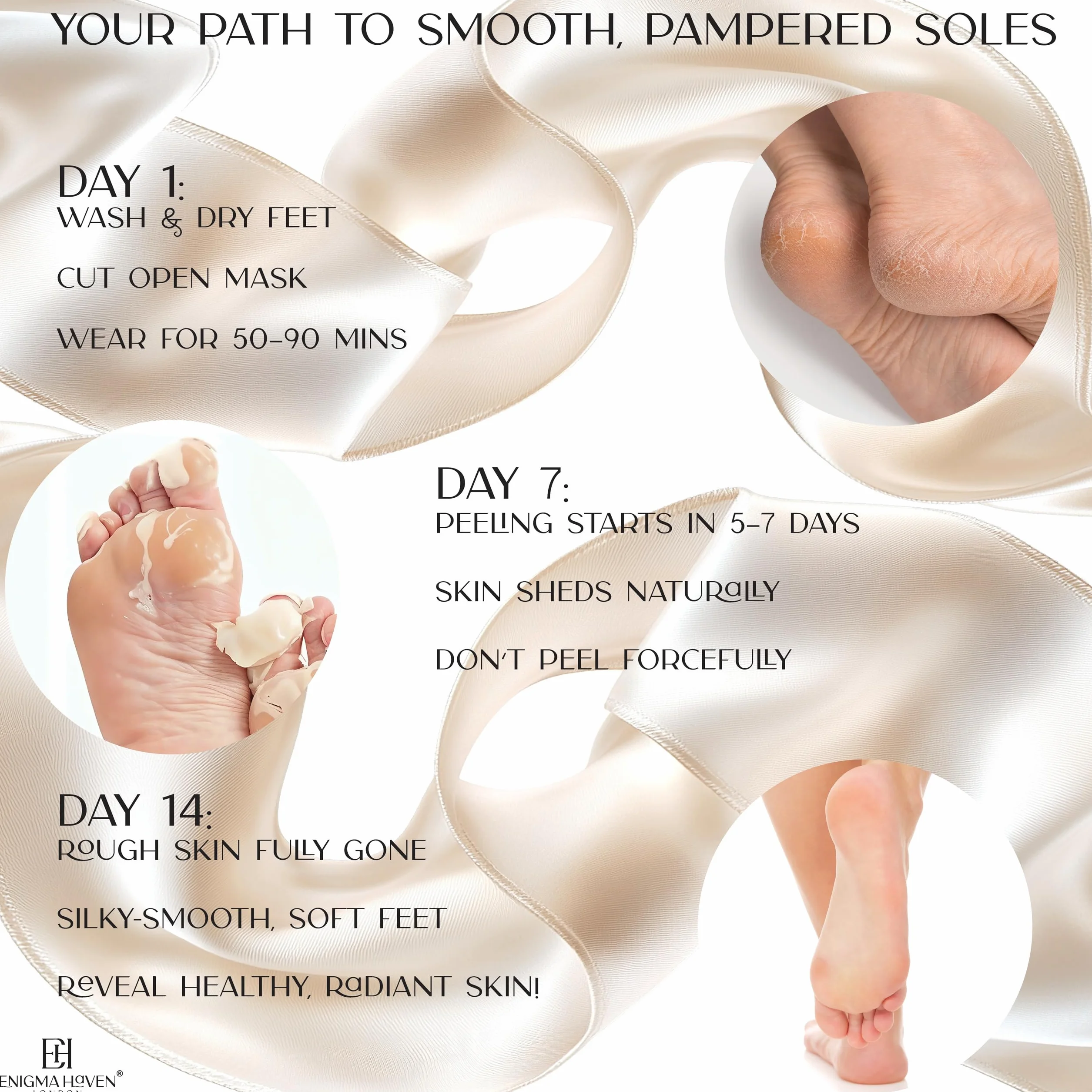 Luxury Foot Peel Mask - Trattamento esfoliante a casa per piedi morbidi del bambino, ripara talloni screpolati, rimuove la pelle secca, rosa e lavanda, regalo per donne e uomini