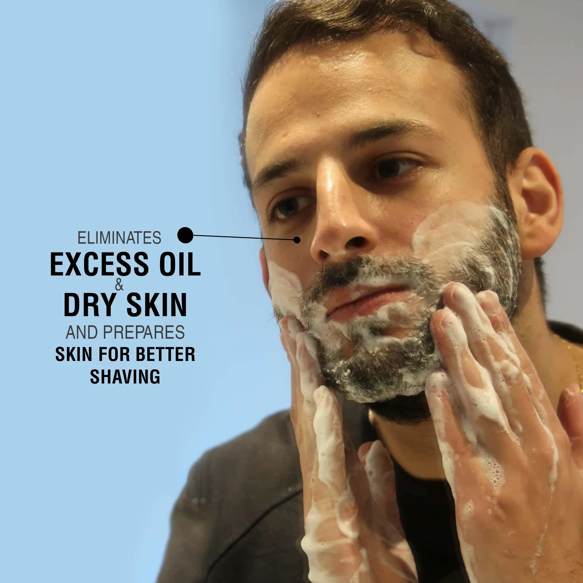 Gentlehomme - Detergente e scrub viso per uomo: detergente viso esfoliante quotidiano per uomo: ingredienti di origine vegetale