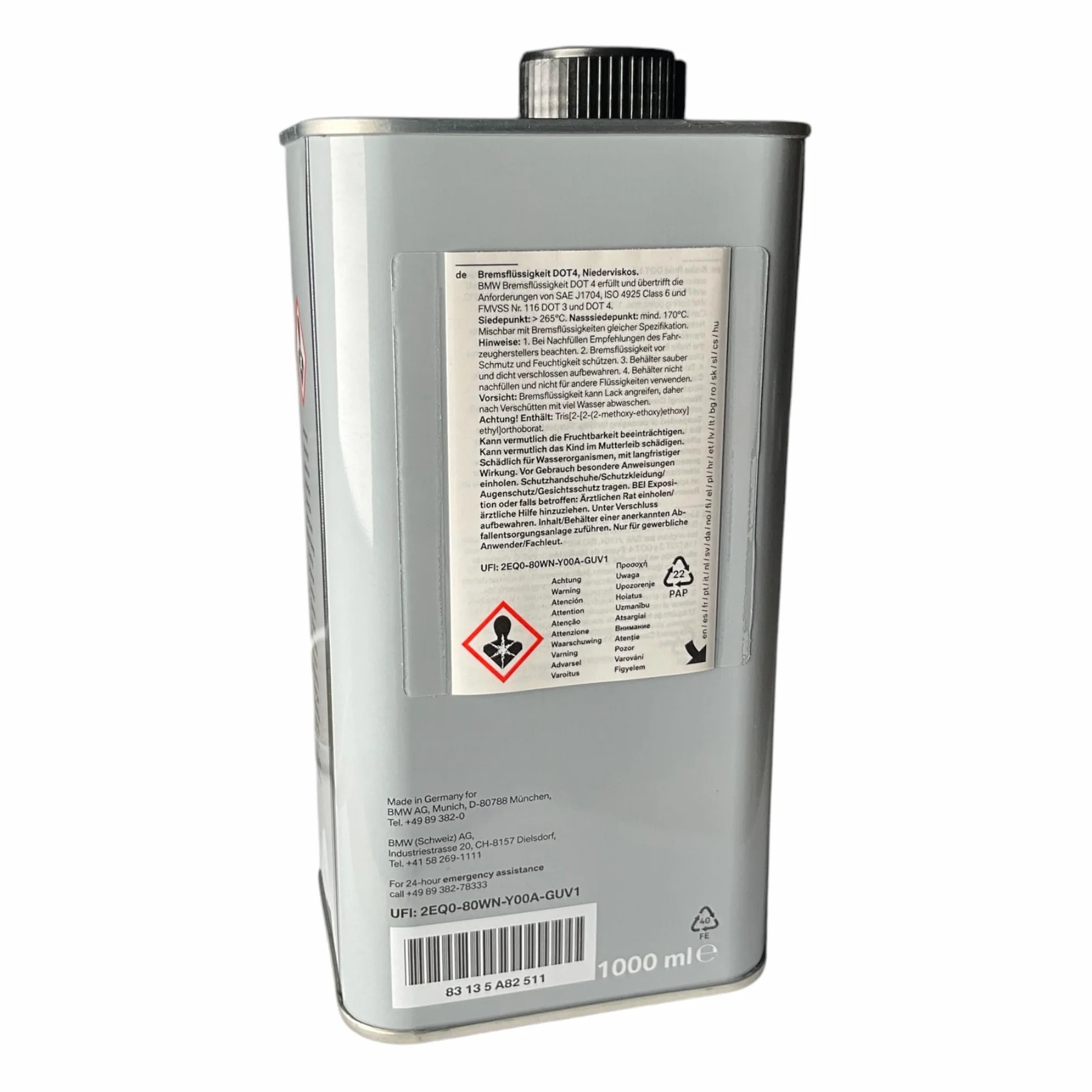 BMW liquido freni DOT 4LV bassa viscosità 1000 ml