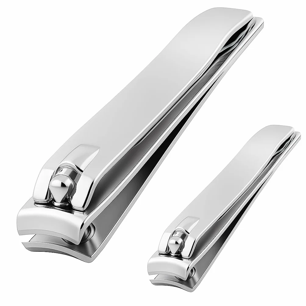 SS INSTRUMENTX Set 2 Pezzi Tagliaunghie in Acciaio Inox Heavy Duty per Dita Mani e Piedi