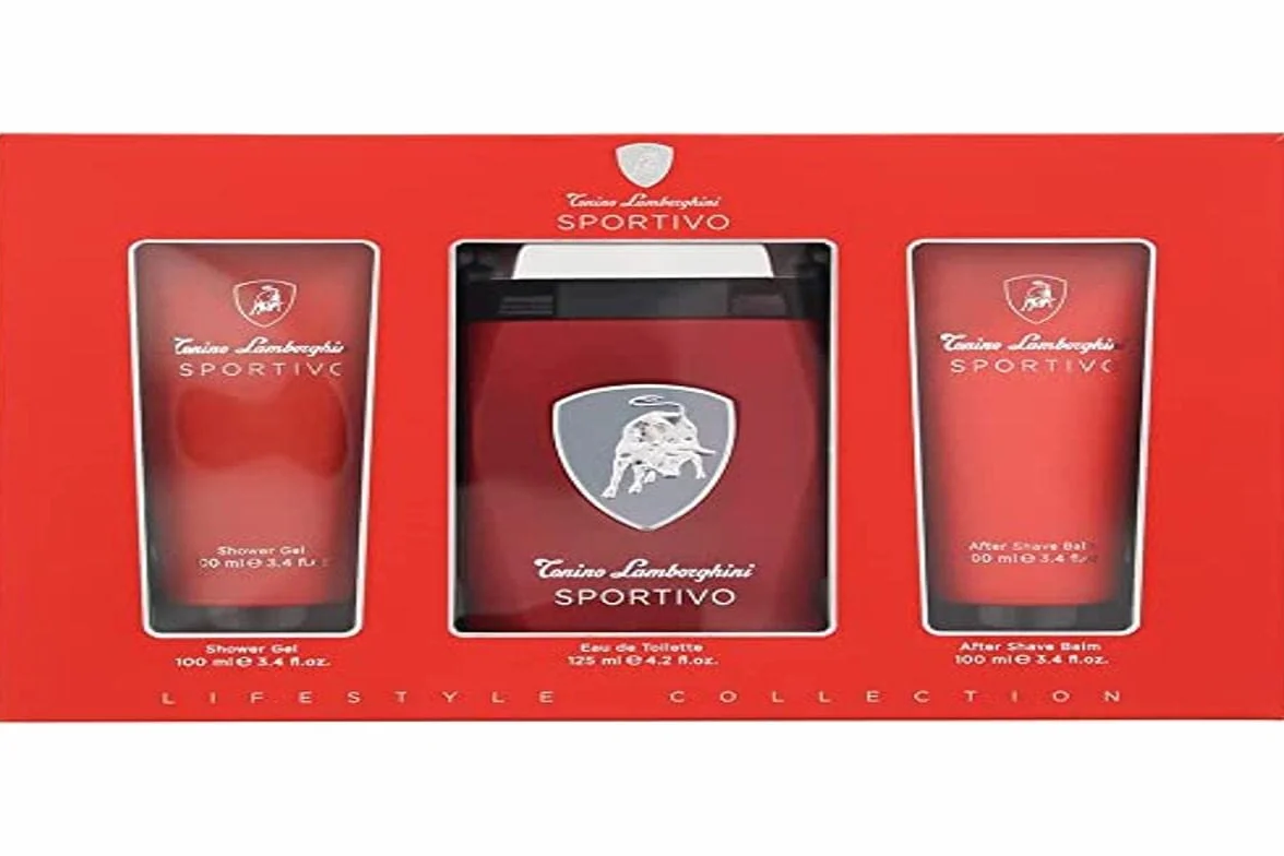 Lamborghini Sportivo Set Regalo 3 Pezzi: Eau De Toilette 125ml - Gel Doccia 100ml - Balsamo Dopobarba 100ml
