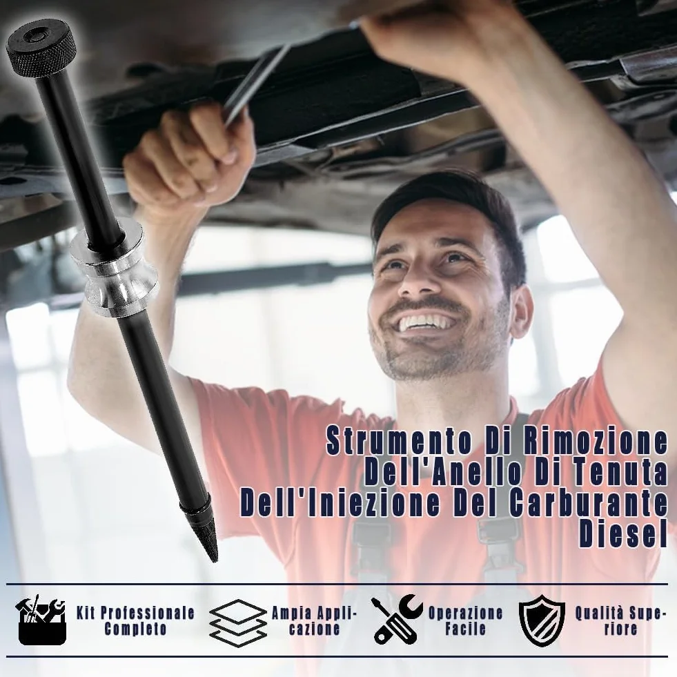 Estrattore Rondelle Iniettori Diesel, Strumento Rimozione Guarnizioni, Estrattore Anello Tenuta Iniettore