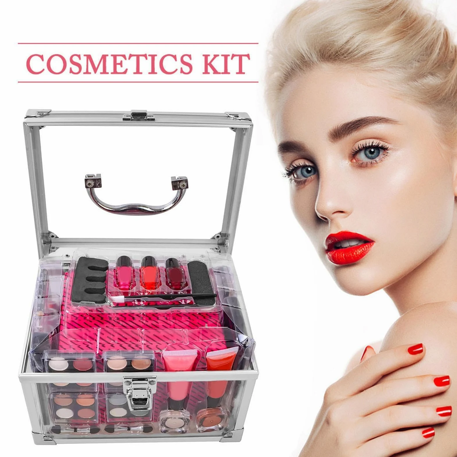 Set Trucco Completo Palette Trucco Multiuso | Valigette Per Uso Quotidiano Halloween Matrimoni Teatro E Spettacoli