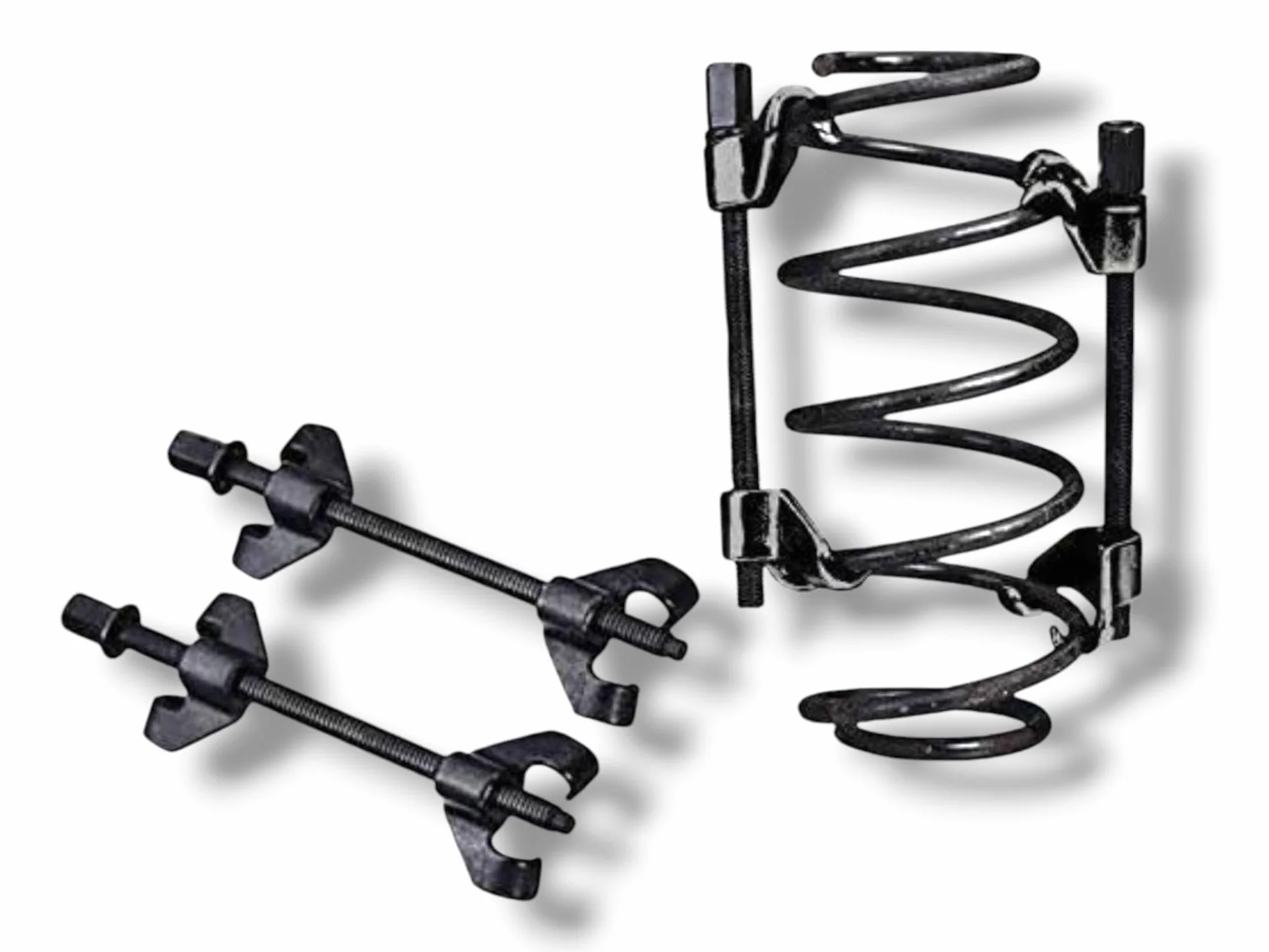 Kit Compressore Molle Ammortizzatori Auto Set 2 Estrattori Regolabili 380mm