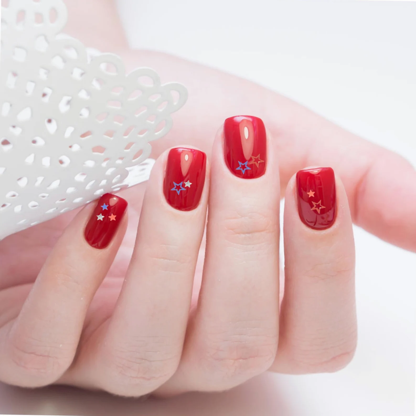 Healvian 5 Set Paillettes Pentagramma Paillettes Per Il Trucco Degli Occhi Accessori Gel Polacco Lucidi Glitter Adesivi Per Unghie Dei Piedi Orgoglio Unghia Neon Plastica 6 Scatole*5