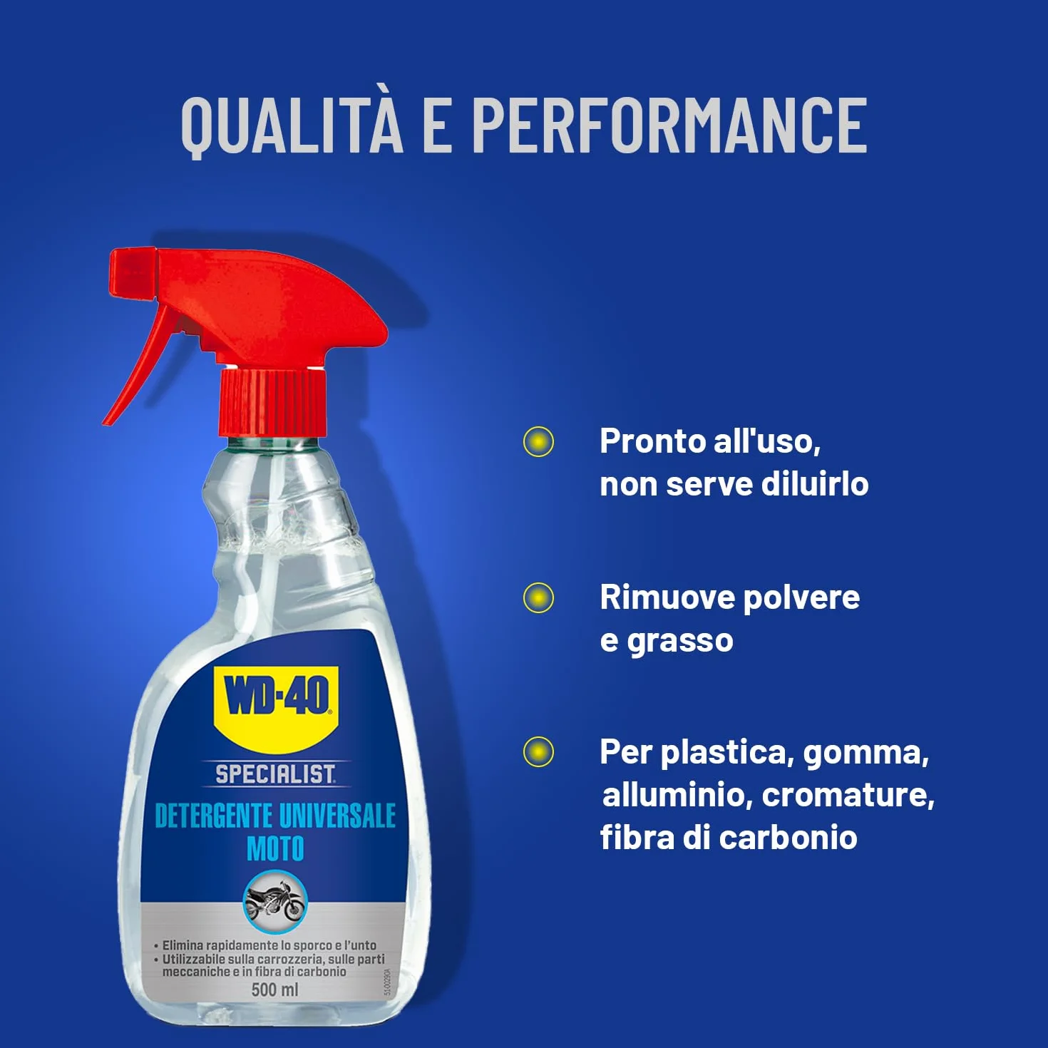 WD-40 Specialist Detergente Universale Moto Spray 500ml