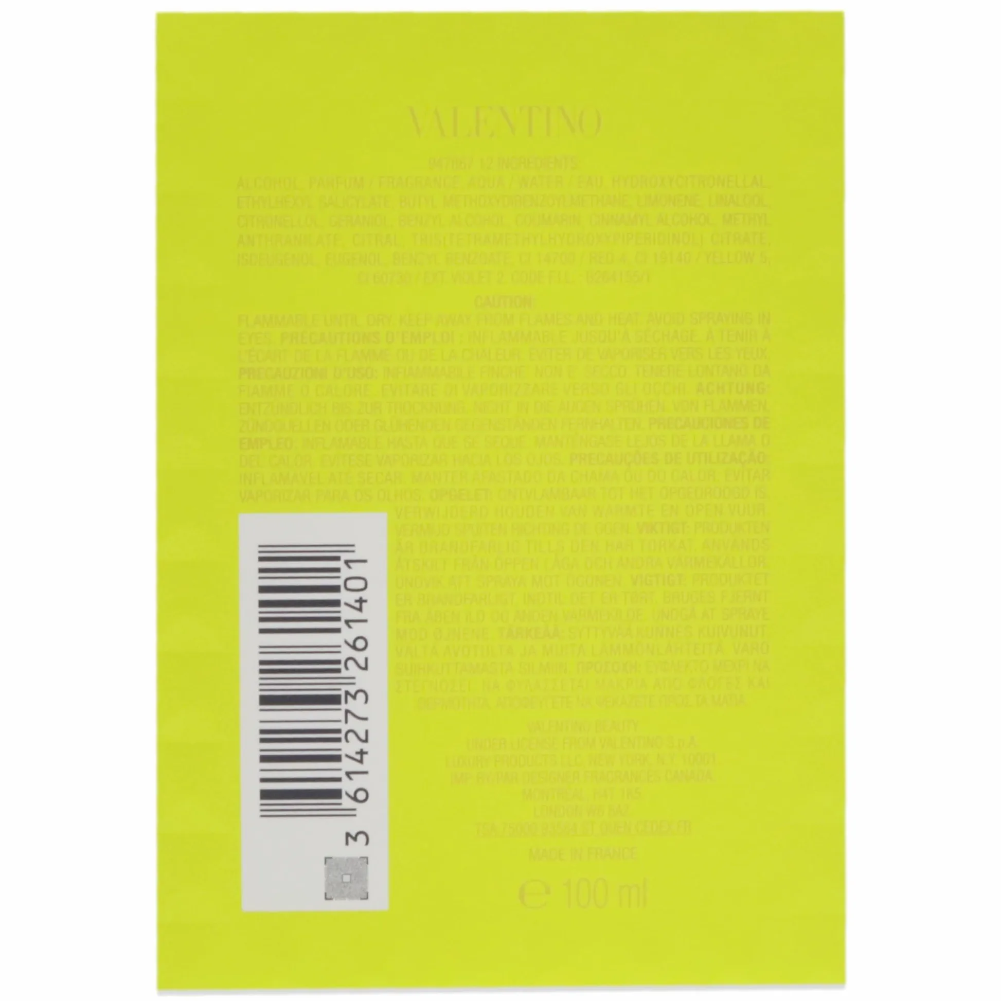 Valentino Donna Born In Roma Yellow Dream Edp Vapo 100 Ml Cura della persona e salute