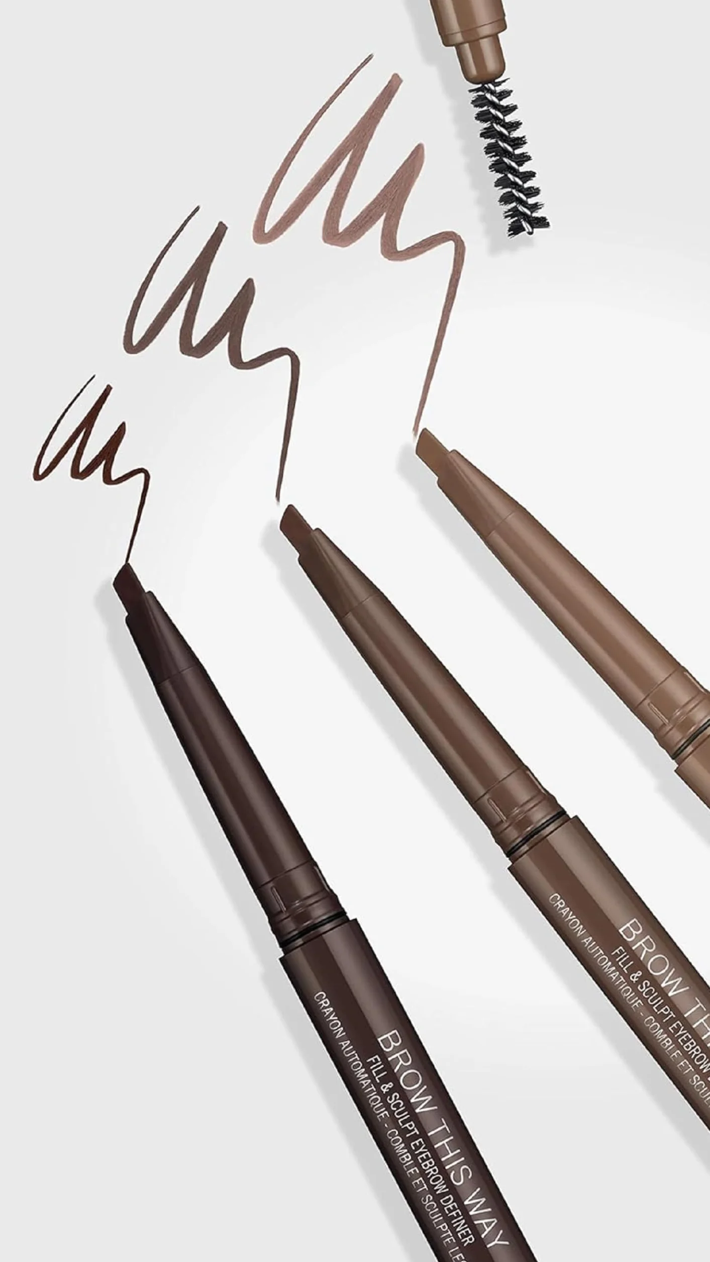 Rimmel London, Brow This Way Fill & Sculpt, Matita Sopracciglia, Tono 03 Dark Bown, 0,25 gr