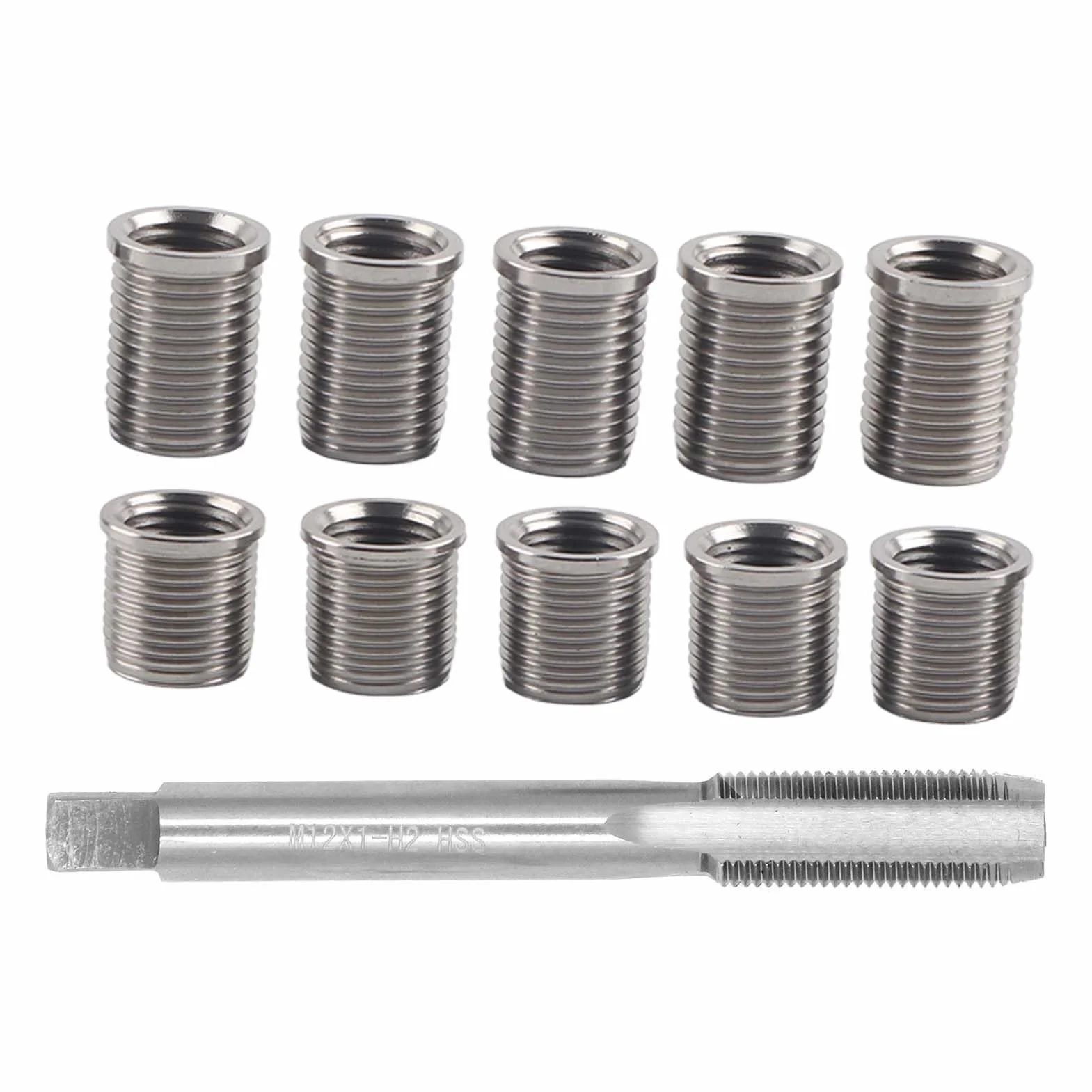 Bullone M10x1.0 Kit Riparazione Filettatura Candela Auto M12x1.0