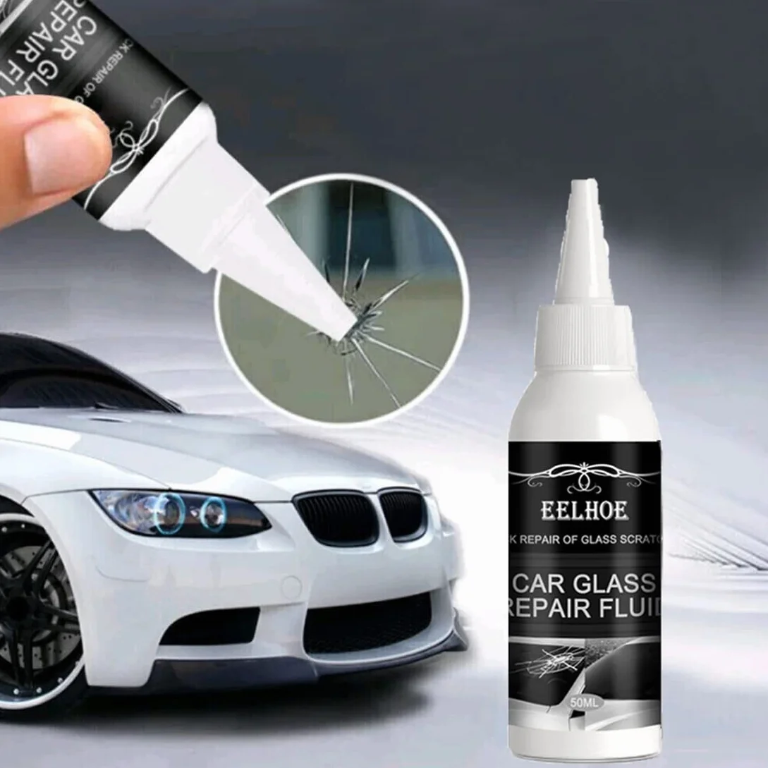 Glass Repair Fluid Car Window Cracked Windshield Repair Kit Nano Repair Fluid DIY Automotive Glass Nano Repair Fluid Quick Fix For Cracks Windscreen Scratch Remover Kit
