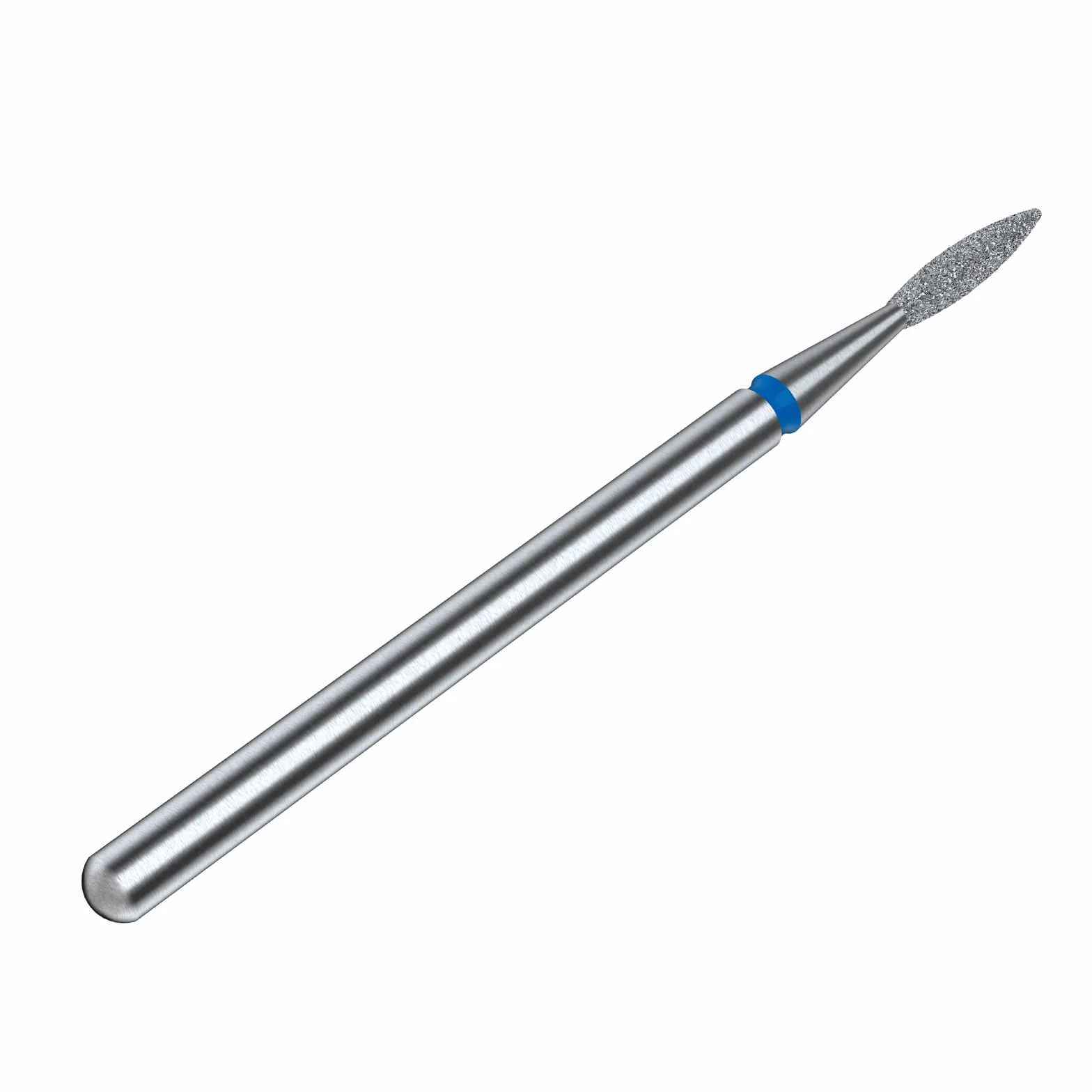 STALEKS PRO - Punta diamantata – Fiamma affilata (anello blu) I kit di scarico per unghie I kit di levigatura per levigatrici elettriche I NAIL DRILL BIT per manicure e pedicure (FA11B016/8)