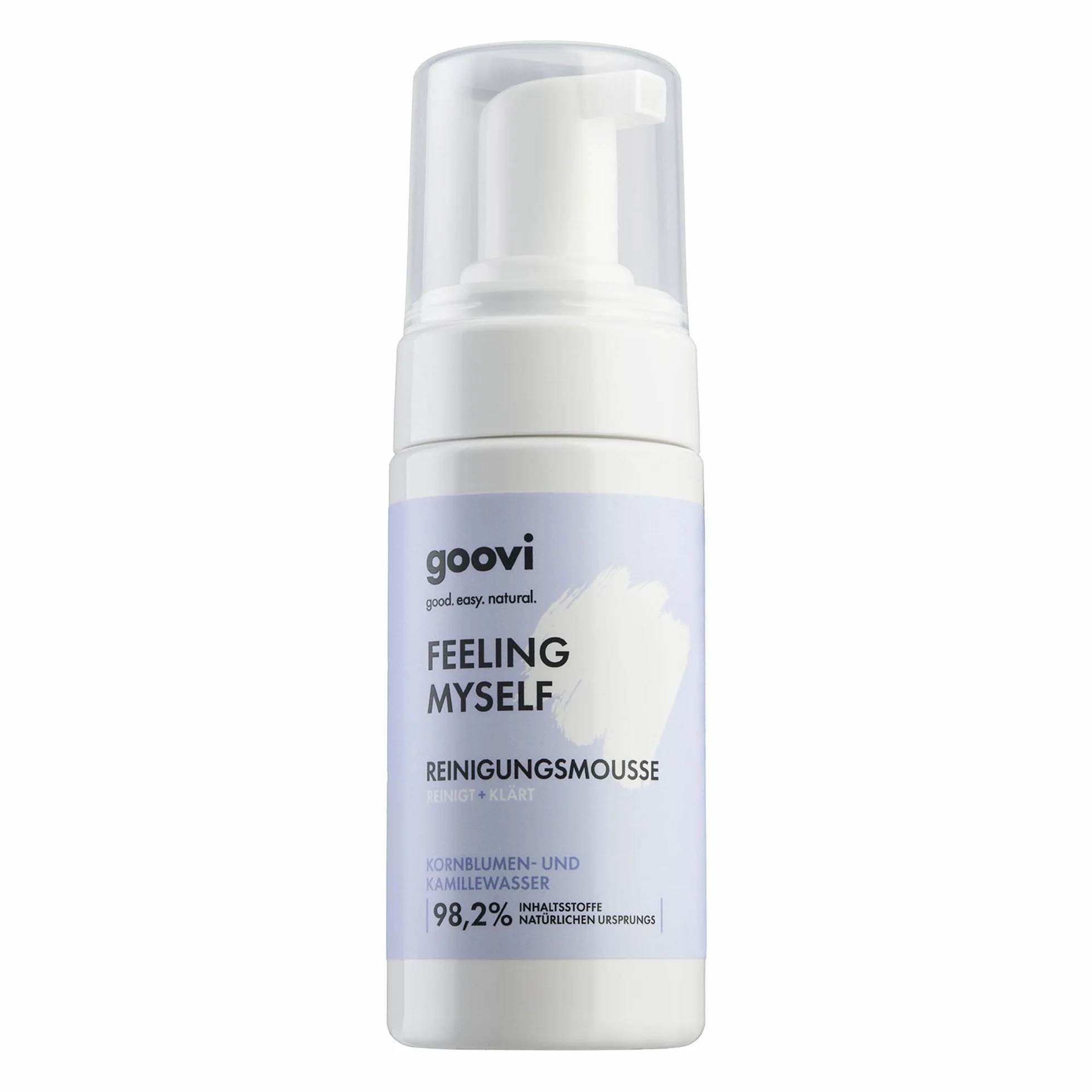 GOOVI Feeling Myself Cleansing Mousse – Schiuma detergente delicata per il viso – Pulizia del viso per pelli sensibili – 100 ml