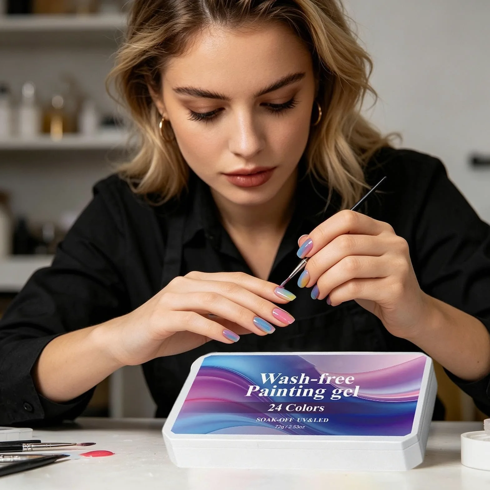 Vernice in gel – per manicure da toccare, colori – smalto gel | per principianti donne casa soggiorno soggiorno festa spa studio