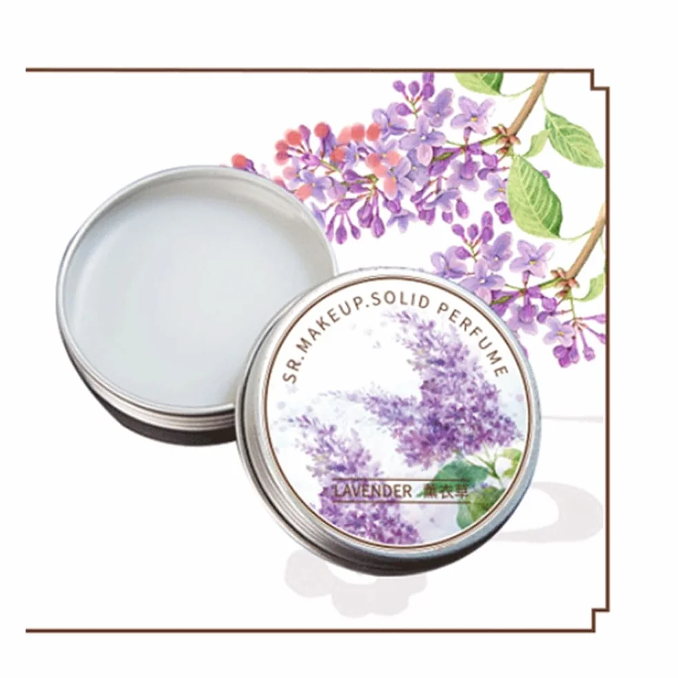 5 pezzi di profumo da , balsamo portatile, profumi a lunga durata, eleganti profumi solidi per le donne (Lotus)