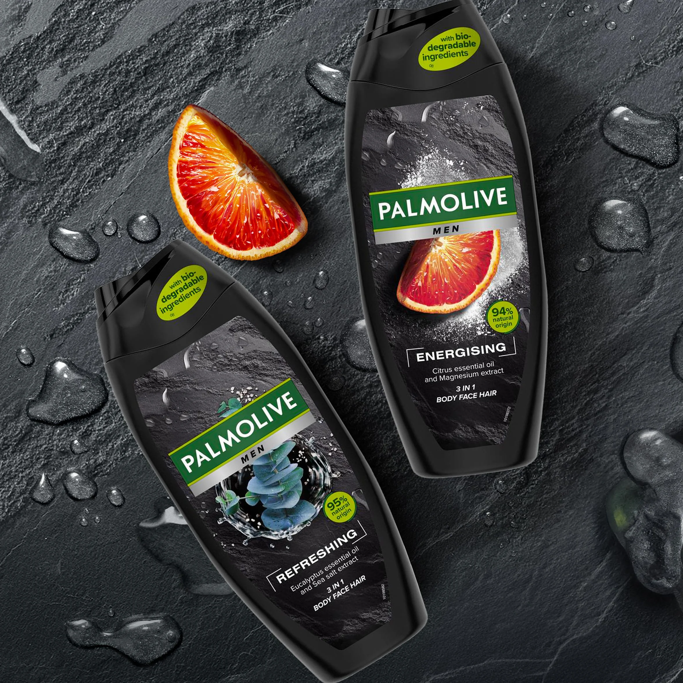 Palmolive Men 3 in 1 6x500ml con olio essenziale di citro ed estratto di magnesio per corpo, viso e capelli