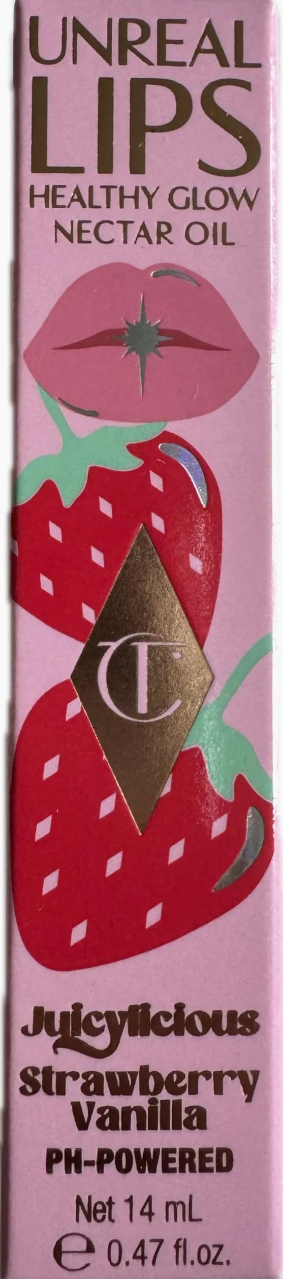 Charlotte Tilbury | Unreal Lips Healthy Glow Nectar Oil | 14ml | Juicylicious Strawberry Vanilla