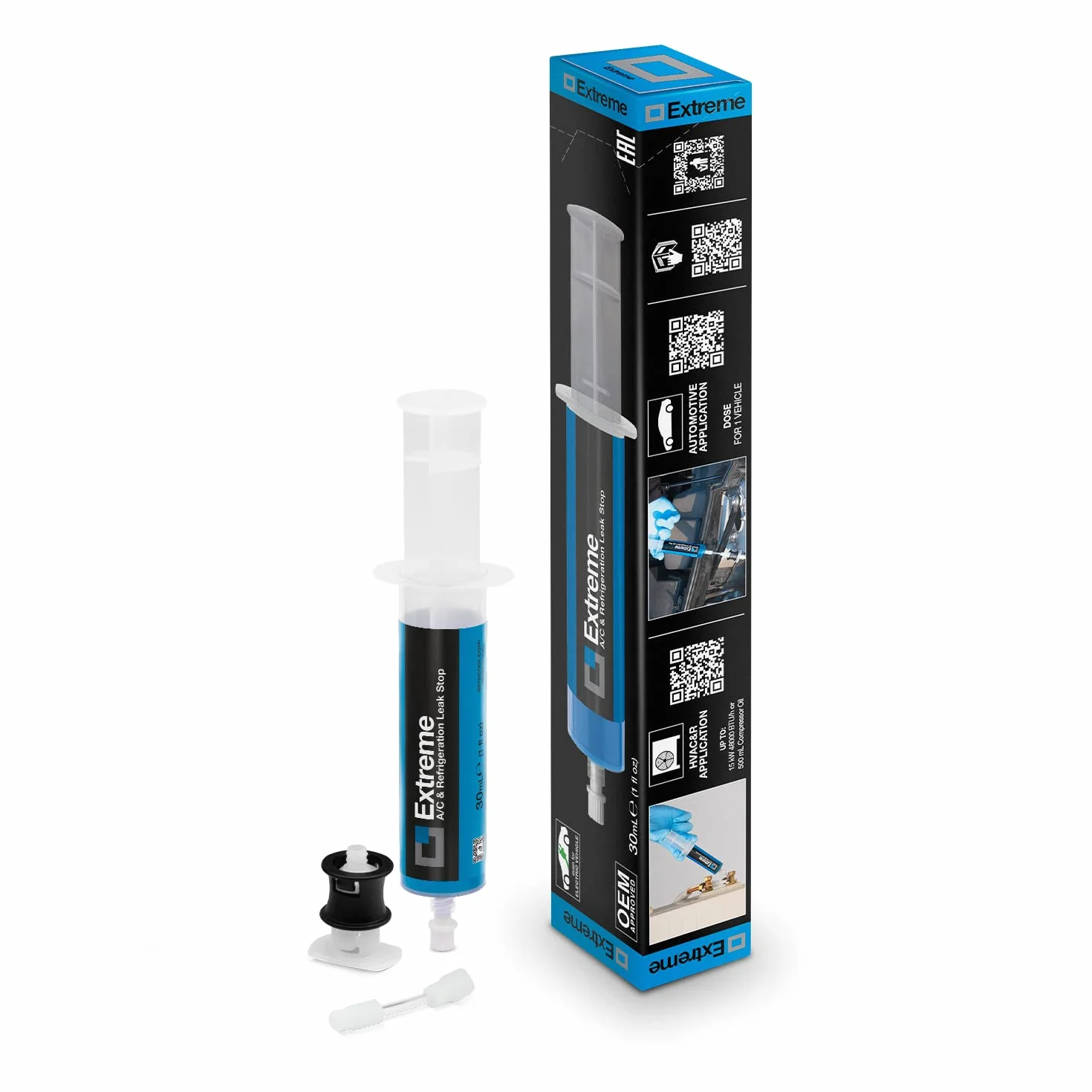 ERRECOM Extreme 30 ml Turafalle per Impianti di Climatizzazione Auto R134a