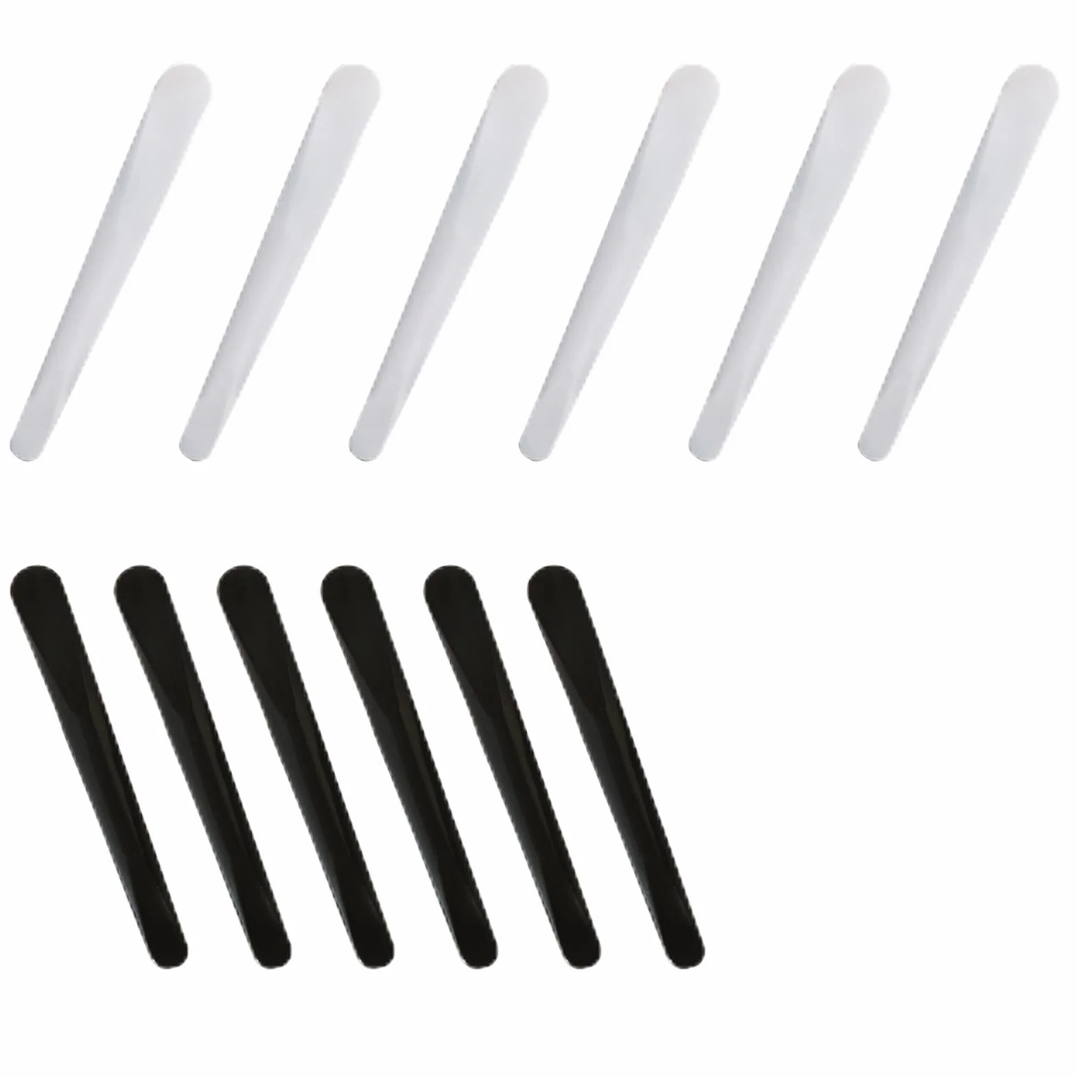 Spatola Cosmetica, Spatola per Crema Viso da 100 conteggi, spatola plastica Trucco, tavolozza per Crema Viso, Mini spatola, Adatta per miscelare e campionare lozione idratante