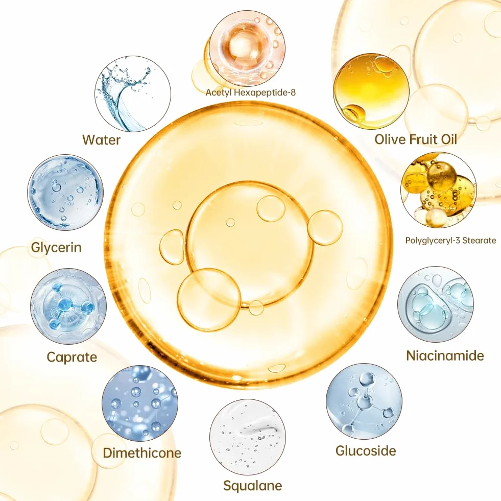Crema Rassodante per Il Collo, 120g Crema Collo e Décolleté, Riduce le Rughe, Linee Sottili e Doppio Mento, Solida e Sollevando la Pelle Cascante