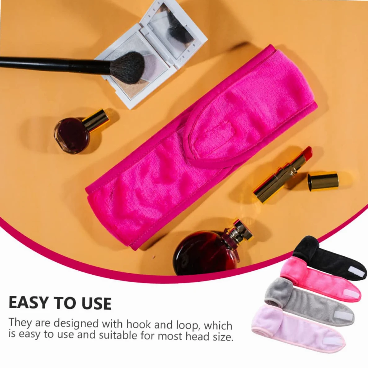 DOITOOL 12pezzi Fasce Per Makeup Microfibra Eleganti Fasce Elastiche Per Lavaggio Viso Trucco e Yoga Per Donne e Ragazze