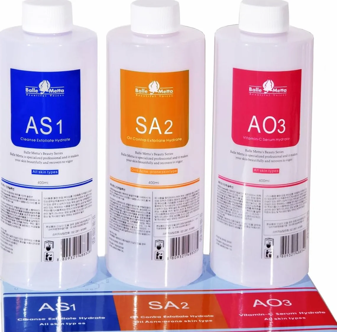 Cura della pelle bellezza del viso Aqua Peel soluzione 400ml per bottiglia pulizia e idratazione viso Face Cleansing