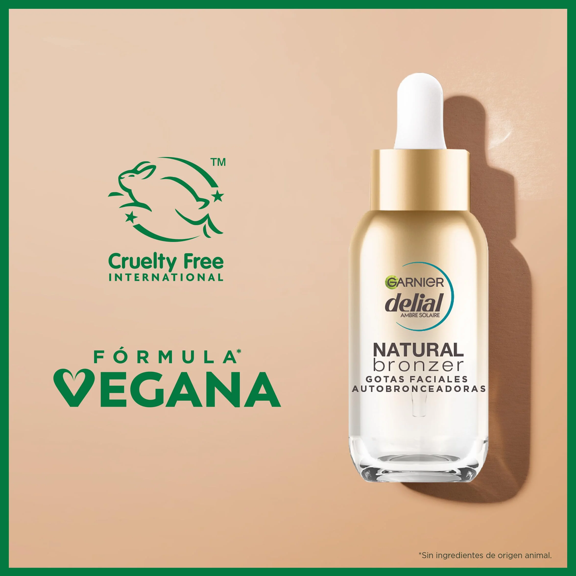 Delial Natural Bronzer Gocce Viso Autoabbronzanti con Acido Ialuronico e Acqua di Cocco 30 ml
