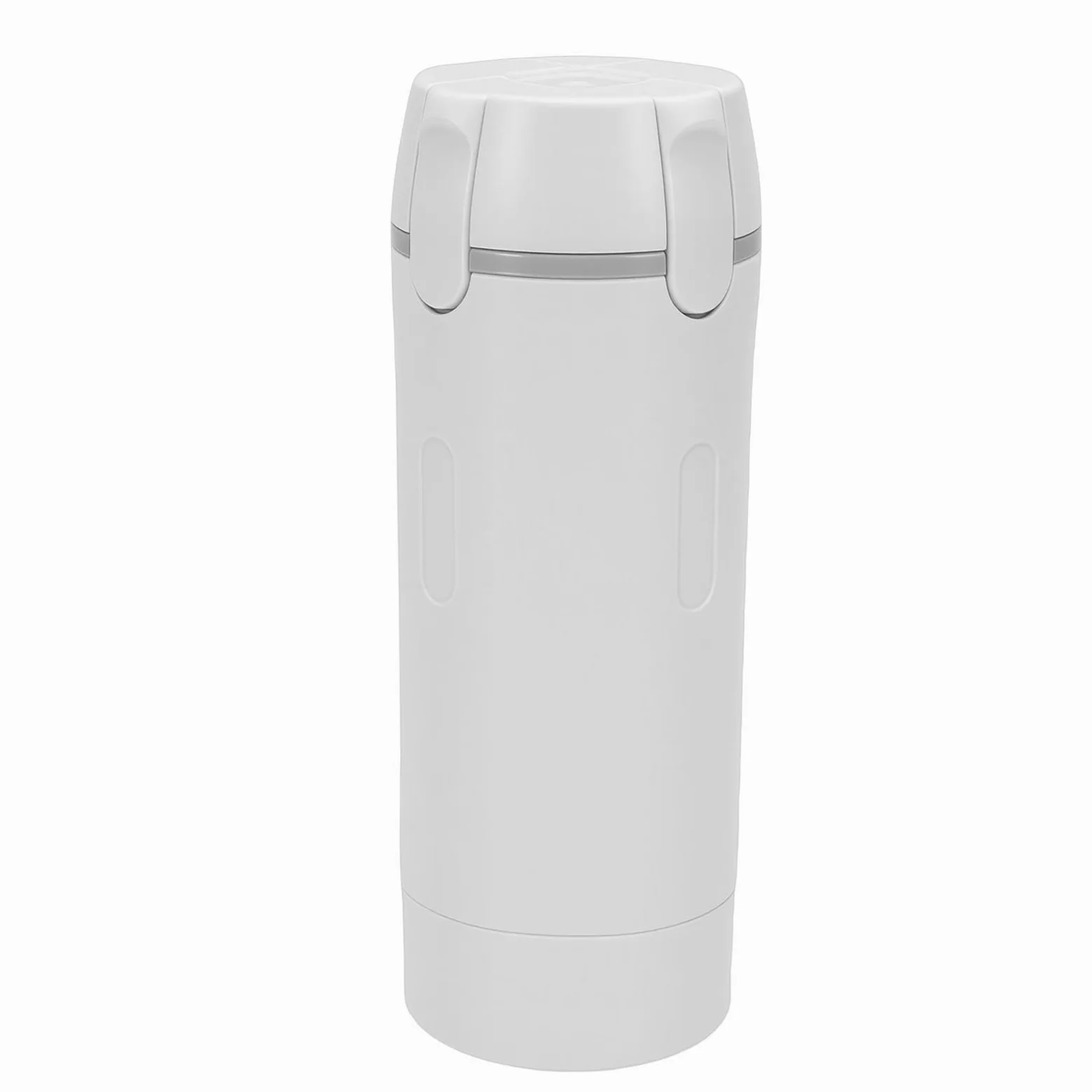 Wakects Flaconi Viaggio Ricaricabili, Contenitori per Liquidi Trasparenti 4 in 1 4 Pezzi 30ml, con Etichette per Shampoo Balsamo Doccia (WHITE)