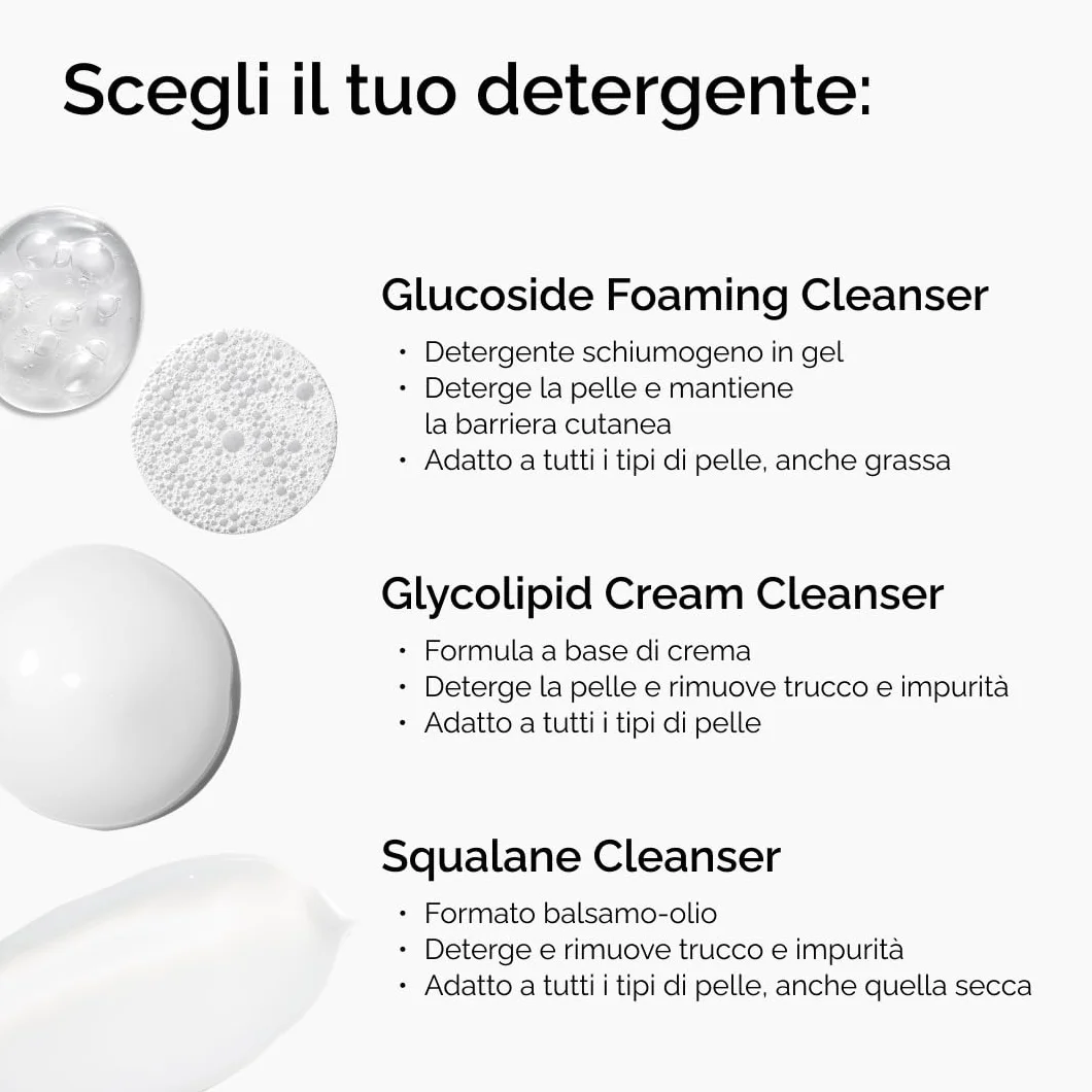 The Ordinary Glucoside Foaming Cleanser, Detergente viso schiumogeno glucosidi, Delicato per tutti i tipi di pelle, anche delicata, 150ml