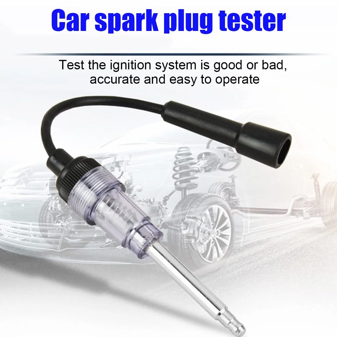 Tester di Accensione a Scintilla Universale per Candele Autoveicoli e Motori
