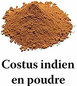 COSTUS Indiano Naturale - 50 GR in Polvere - indiano COSTUS 100% Naturale e Puro del Marocco (Al qisst al Indi - qist al Hindi)