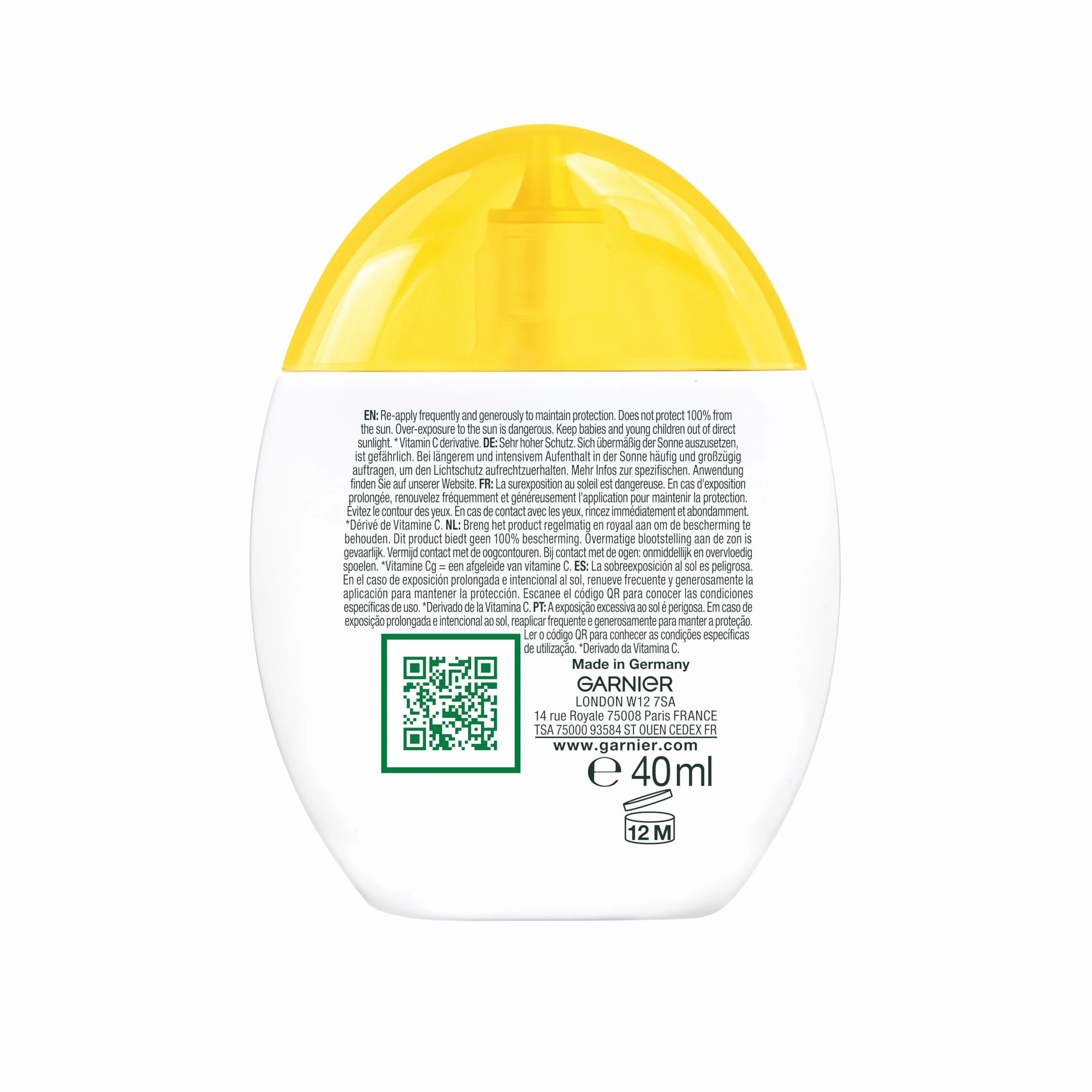 Garnier Fluido Colorato 3 in 1 Wonder Tint SPF50+ Vitamina C Medium 40 ml
