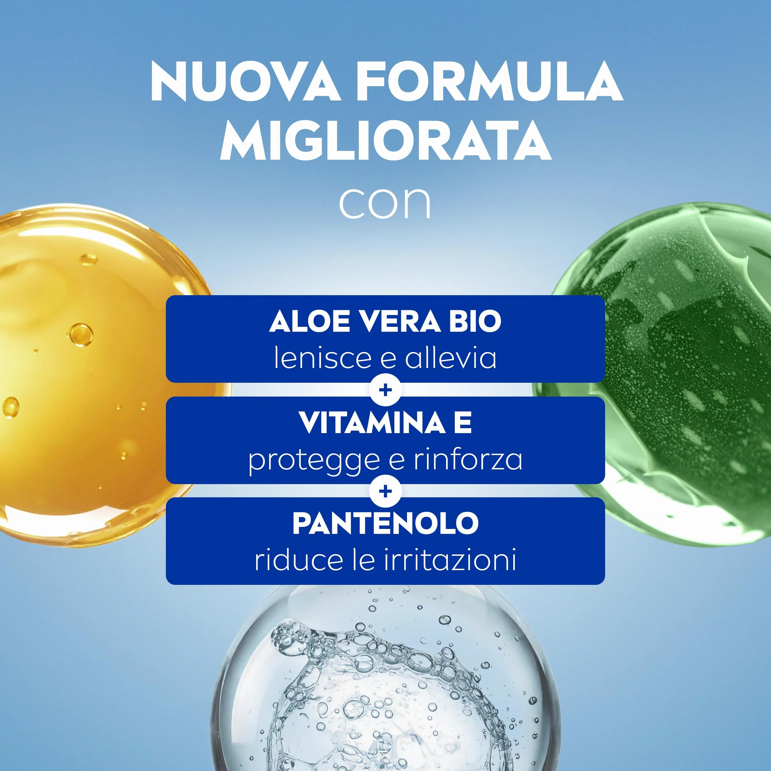 NIVEA SUN Doposole Sensitive 150 ml Aftersun gel idratante lenitivo rinfrescante con Aloe Vera Bio Vitamina E Pantenolo
