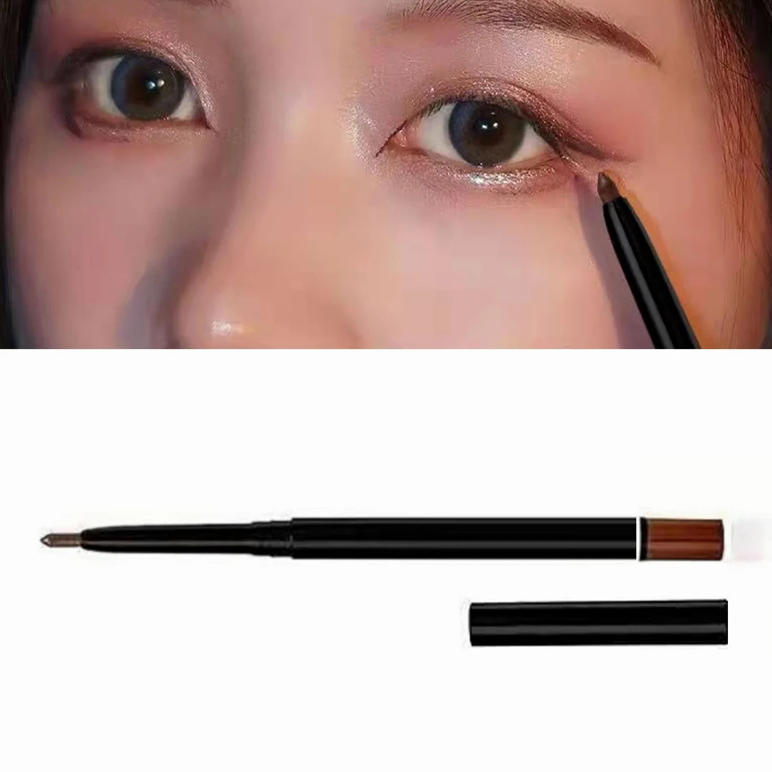 Gel a Lunga Durata, Scorrevolezza, Multiuso, Matita per Eyeliner per Occhi, Labbra, Truccatori Professionisti, Feste, Matrimoni (BROWN)