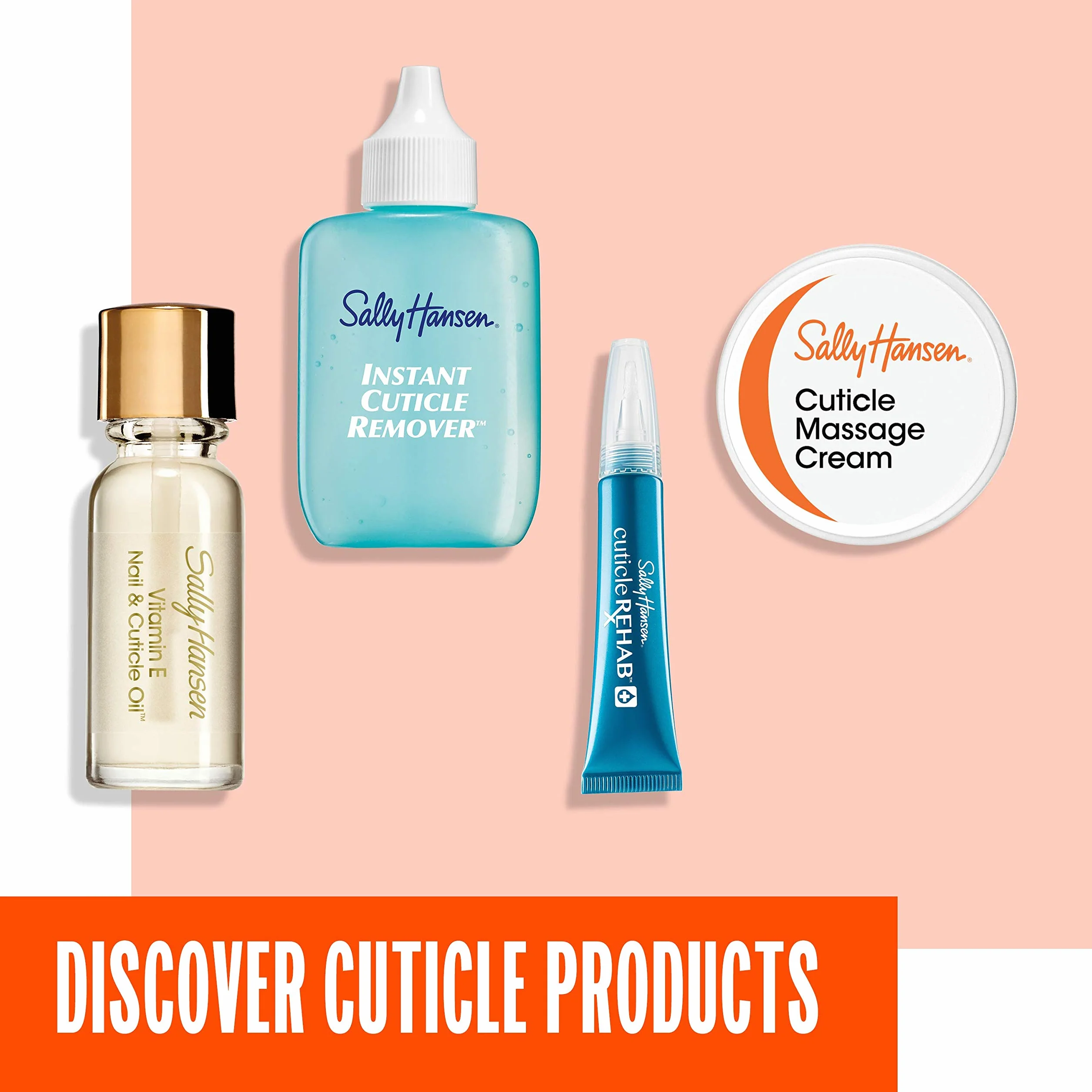 Sally Hansen - Olio Cuticole e Unghie con Vitamina E - Cuticle Oil Nutriente e Idratante per Manicure