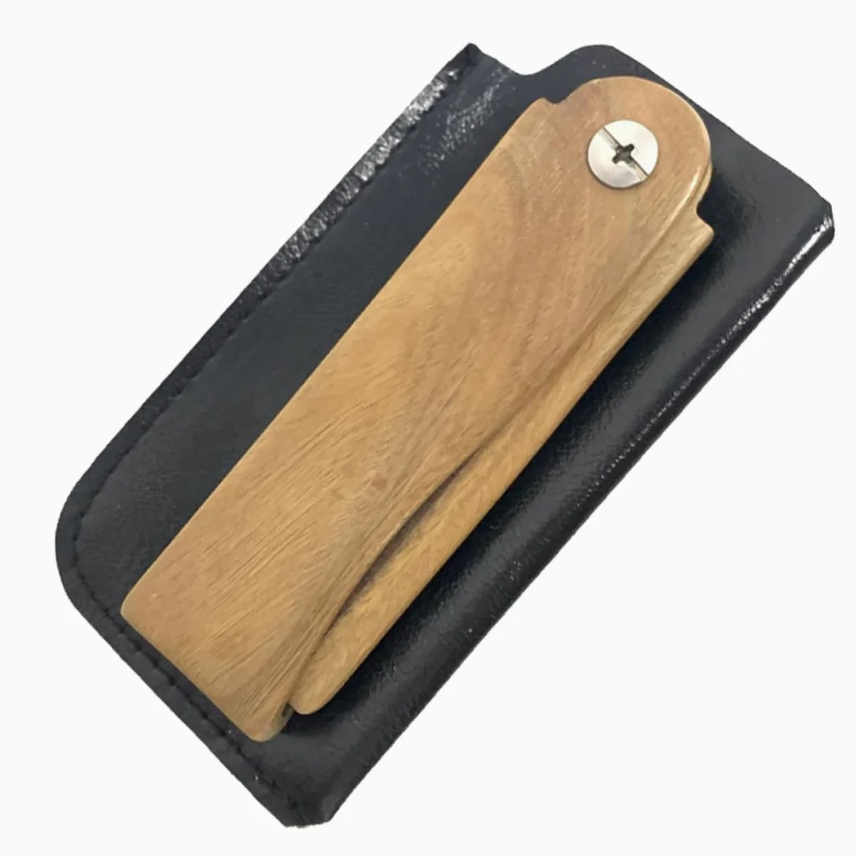 Beavorty 4 Set Pettine Tascabile Pieghevole Per Uomo Pettine Per in Legno Strumento Per Lo Styling Di Baffi E Barba Per Baffi in Legno Compatto E Portatile