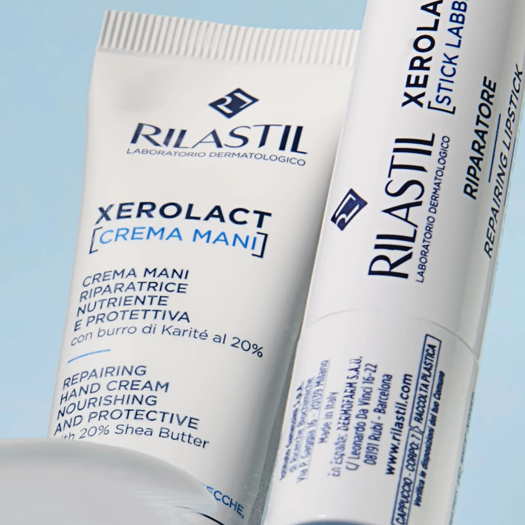 Rilastil Xerolact Crema Mani Riparatrice 30ml per Pelli Sensibili Molto Secche