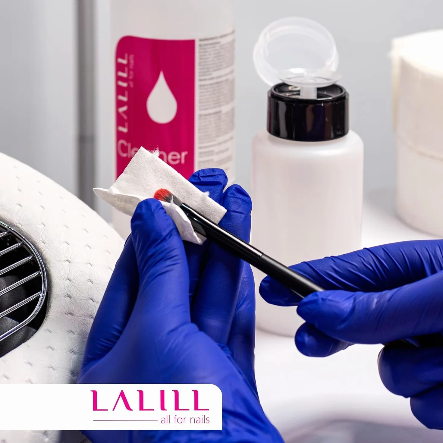 LALILL Dischetti di Cellulosa 2000 pz - 8 Strati - Pad Senza Pelucchi per Gel e Semipermanente - Nail Cleaner, Acetone, Remover - Accessori Manicure Professionale e Nail Art