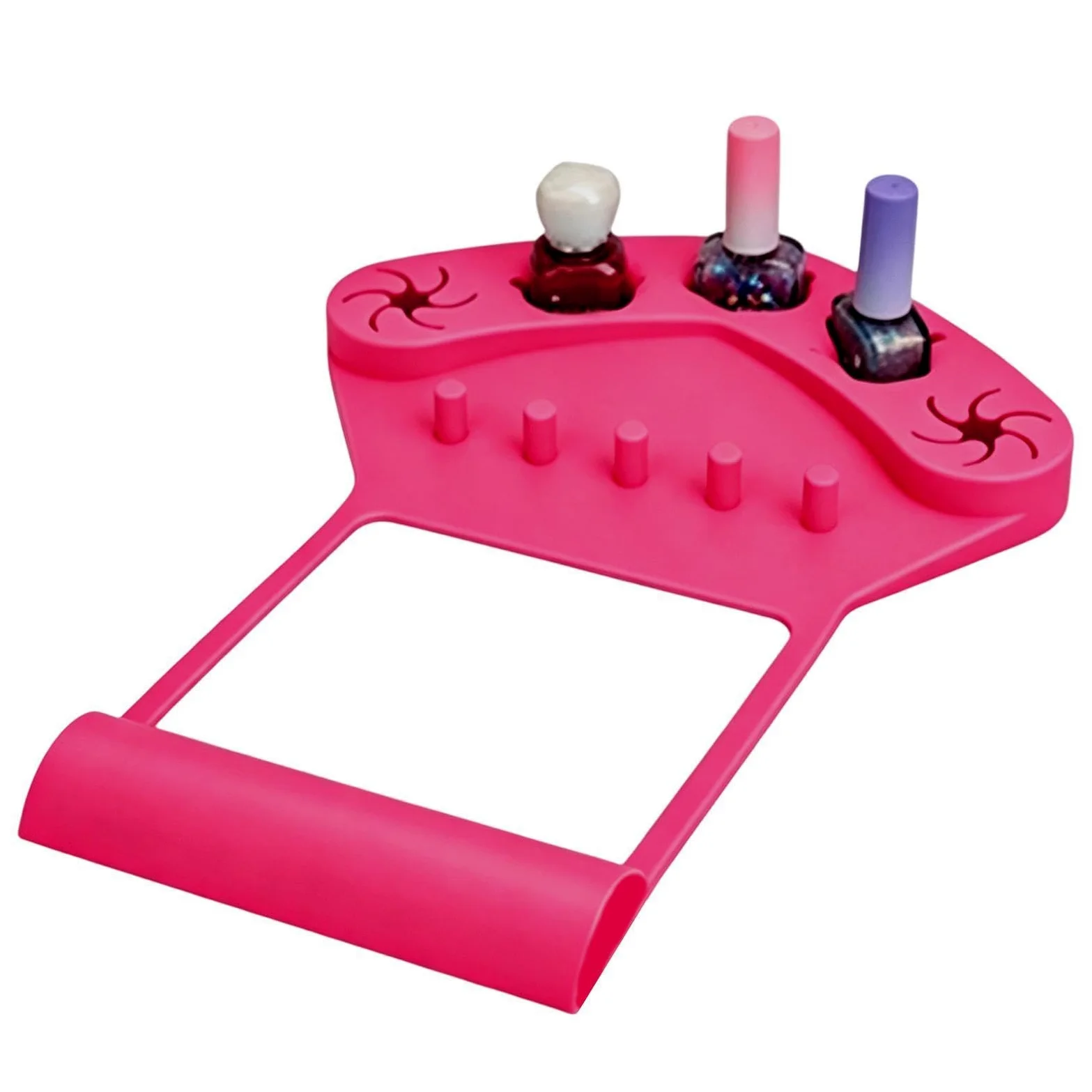 Tappetino in silicone per le unghie Tappetino organizzatore manicure | Poggiamano e supporto in silicone per manicure per Donne, Trucco, Pratica, Pittura, Salone, Festa, Laboratorio