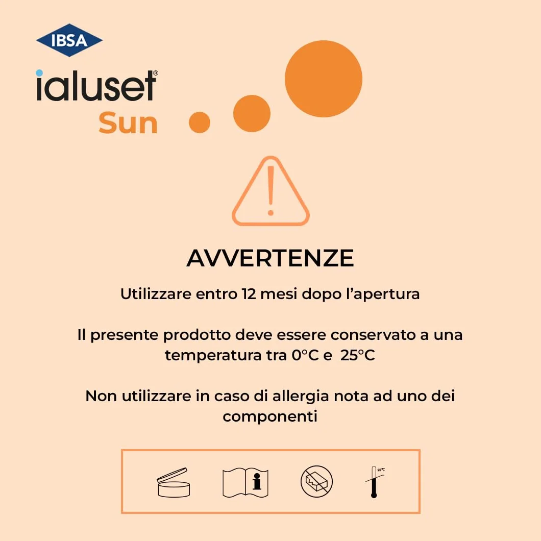 Ialuset Sun 100 ml | Spray a base di acido ialuronico 0,2% che contribuisce a lenire i sintomi di scottature e irritazioni solari