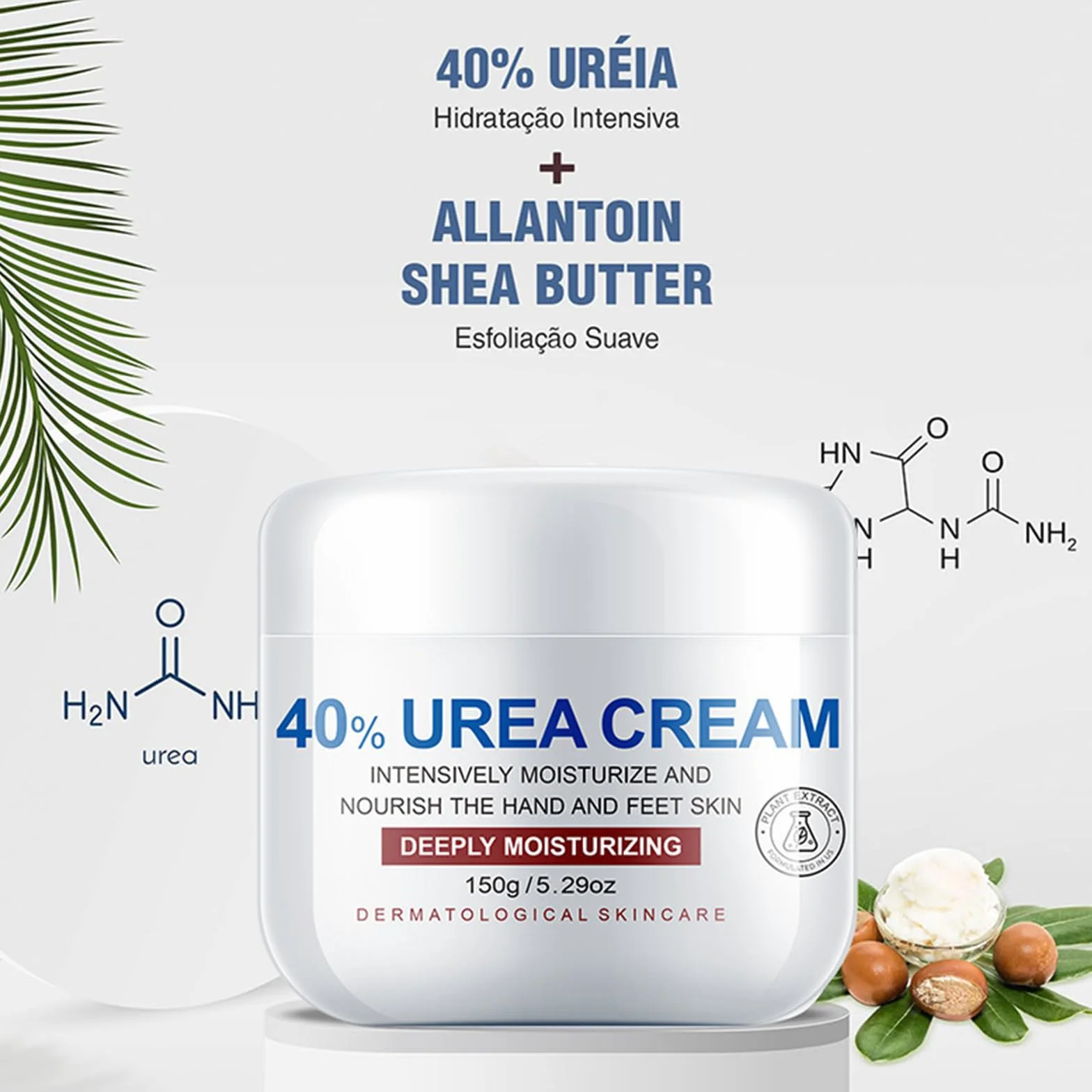 Crema Piedi Urea 40% 150g Trattamento Per Talloni Screpolati Ammorbidimento Dei Calli