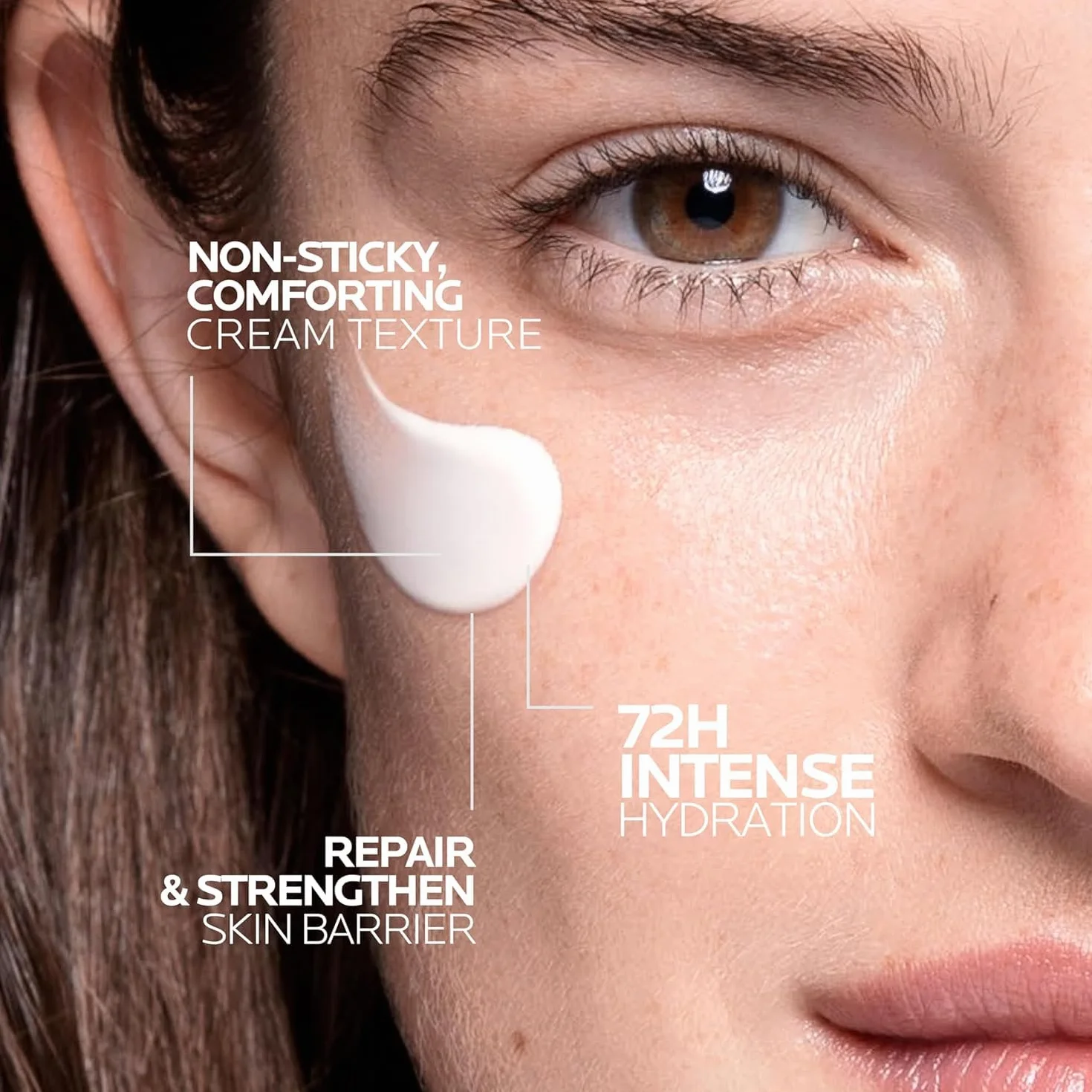 La Roche-Posay Hyalu B5, Crema Anti-Rughe Rassodante, Azione Levigante e Rimpolpante, Rughe e Linee Sottili Ridotte, Con 3 Tipi di Acido Ialuronico e Vitamina B5, 50 ml