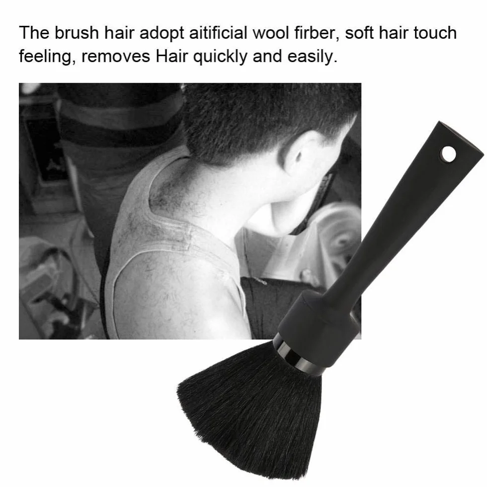 Spolverino per il Collo Barbiere, Strumento Professionale per Barbiere Collo per Viso Pulizia dei Capelli Spazzole Morbide Strumenti per Parrucchiere per Togliere i Residui di Capelli