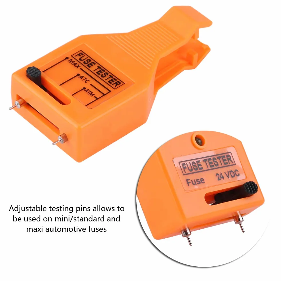 Tester e Estrattore per Fusibili Automobilistici Multifunzionale Clip Estrattore Fusibili Auto Lama