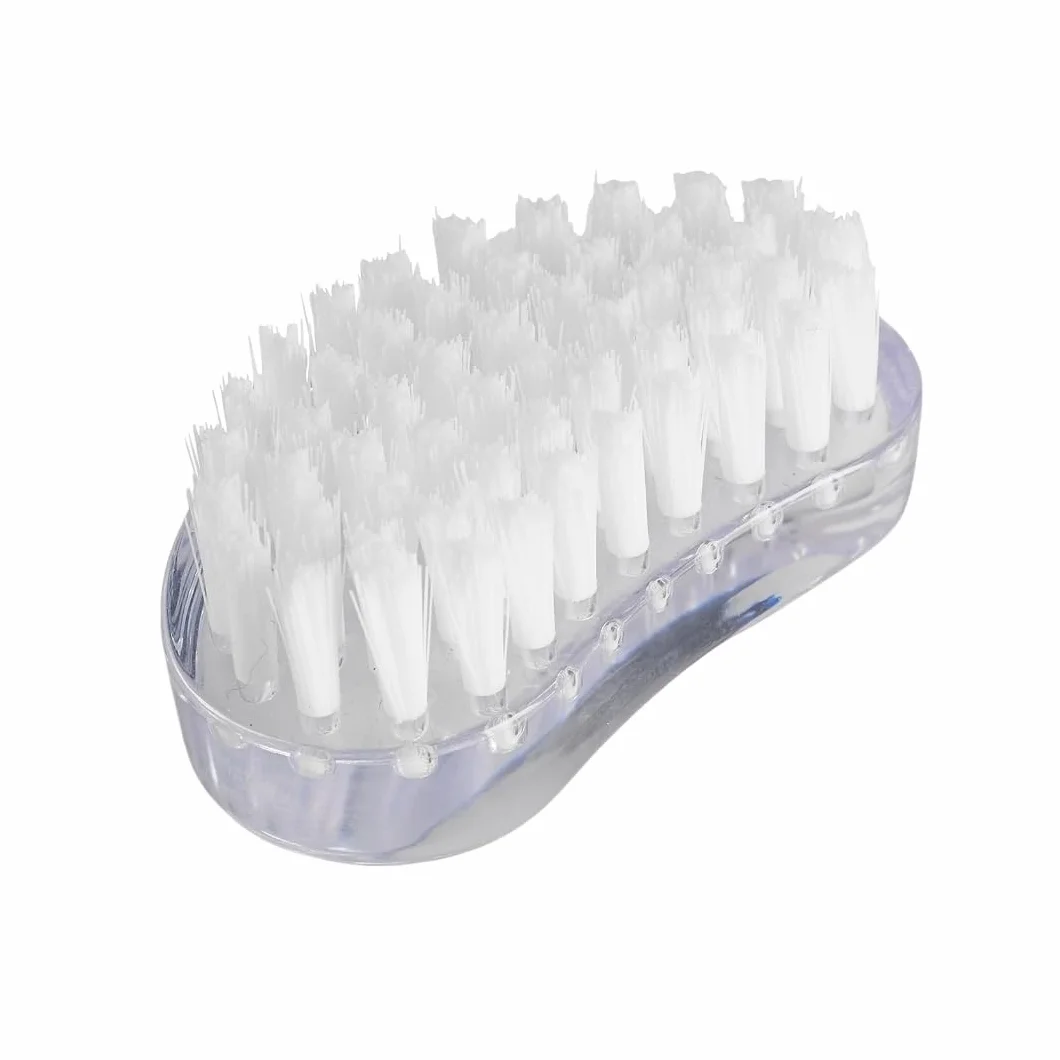 Manicare Spazzola per unghie in plastica, spazzola igienica per la pulizia delle mani e delle unghie, spazzola per pulire sotto lo sporco e il grasso, setole solide e forti, per l'uso su unghie e