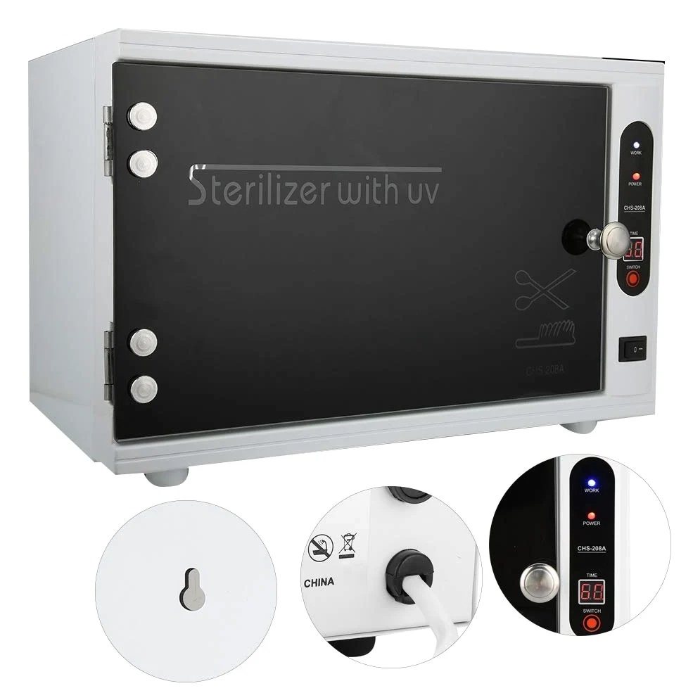 Sterilizzatore per Strumenti di Manicure, Macchina Multifunzione per Professionale in Saloni, 220V, Design Compatto e Sicuro