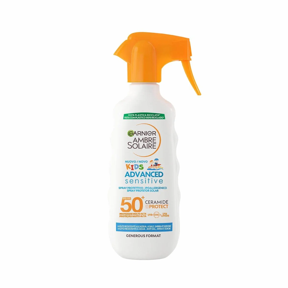 Garnier Ambre Solaire Advanced Sensitive Kids Ceramide Protect Spray SPF50+ 270 ml