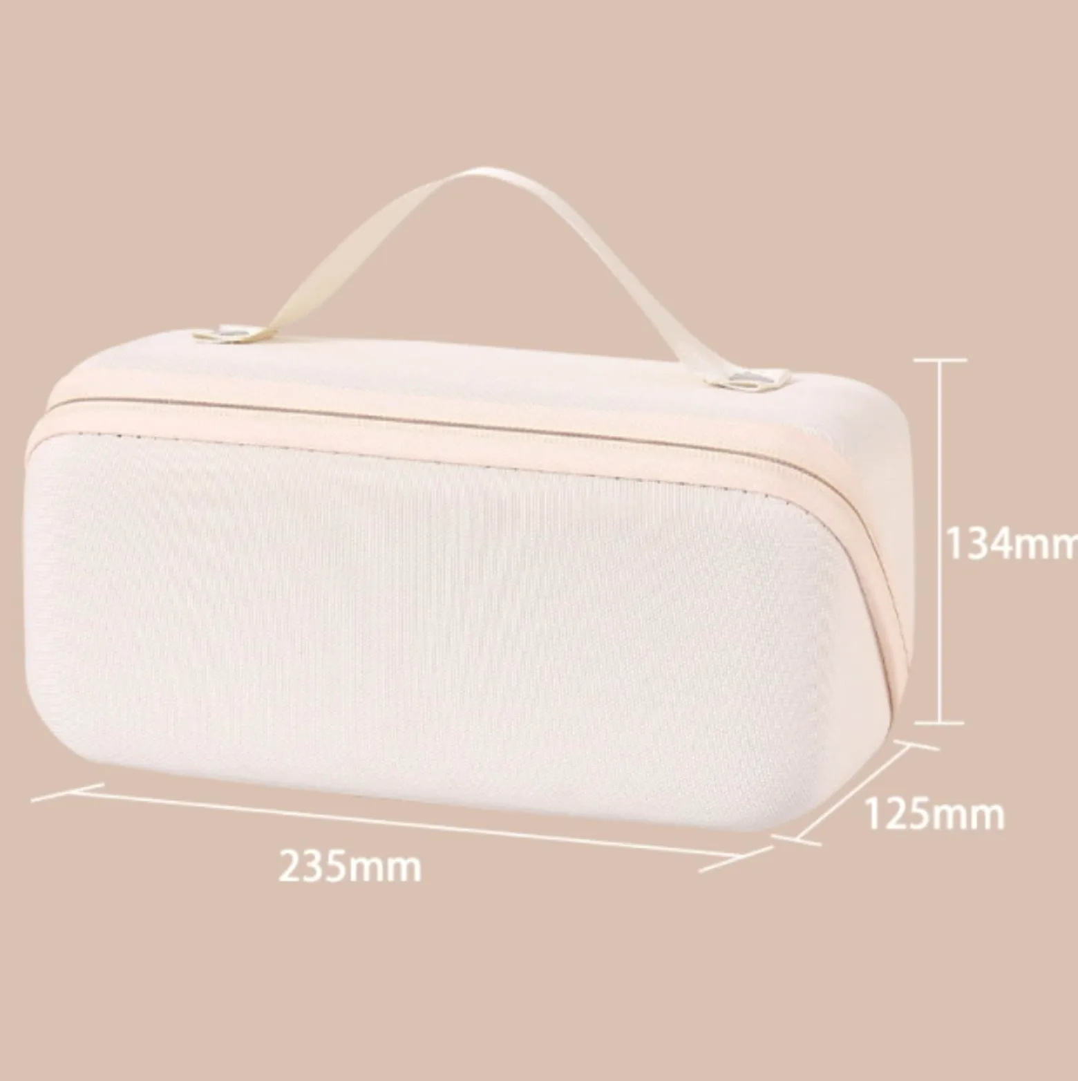 Organizzatore Smalto per Unghie Scatola Portaoggetti Portatile for Smalti, Cosmetici E Gioielli Toletta Trucco(White)
