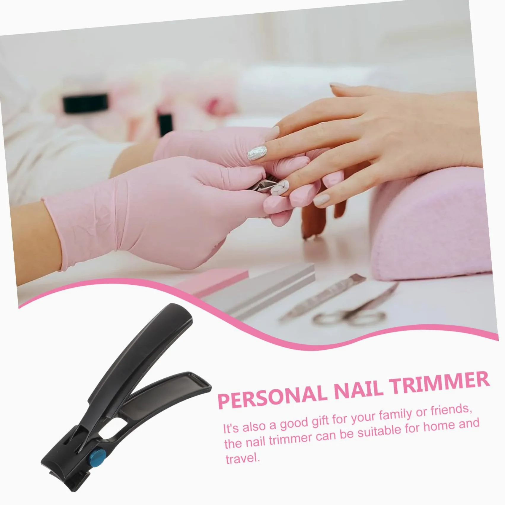 GLEAVI 4 Pezzi Tagliaunghie Lima per Unghie Pinzette per Unghie Splash per Uomo Donna Tagliaunghie Set di Strumenti per Pedicure per Uso Domestico in Salone
