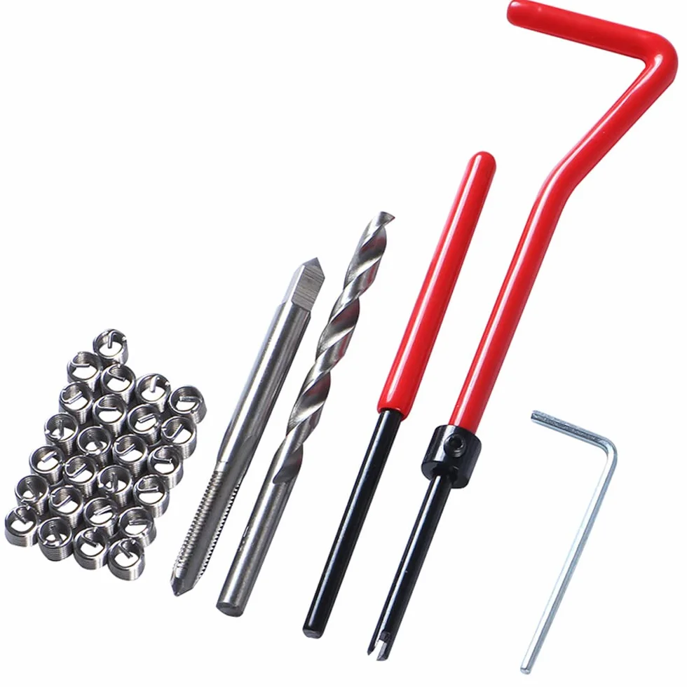 Kit di Riparazione Filetto M5x0.8mm Acciaio Inox 30 Pezzi Set per Auto