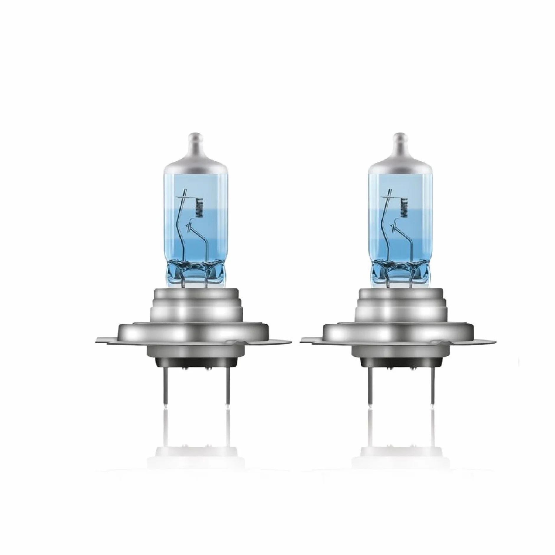 OSRAM COOL BLUE INTENSE H7 +100% luminosità 5000K lampada alogena frontale aspetto LED 2 lampade